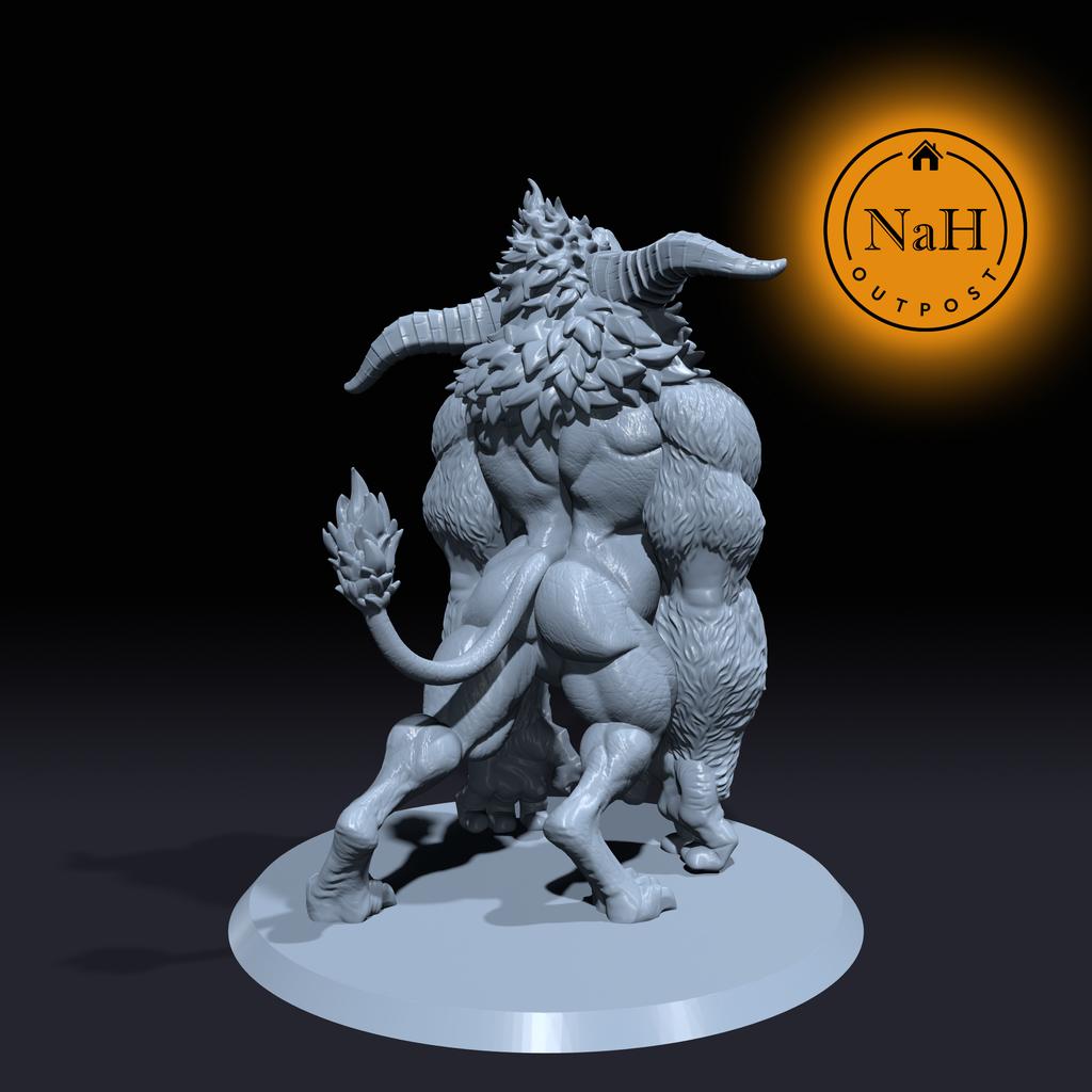Gorak, the Rampaging Fury | Bullape | Barlgura or Giant Ape miniature for Tabletop games like D&D and War Gaming| Dungeons and Dragons Mini