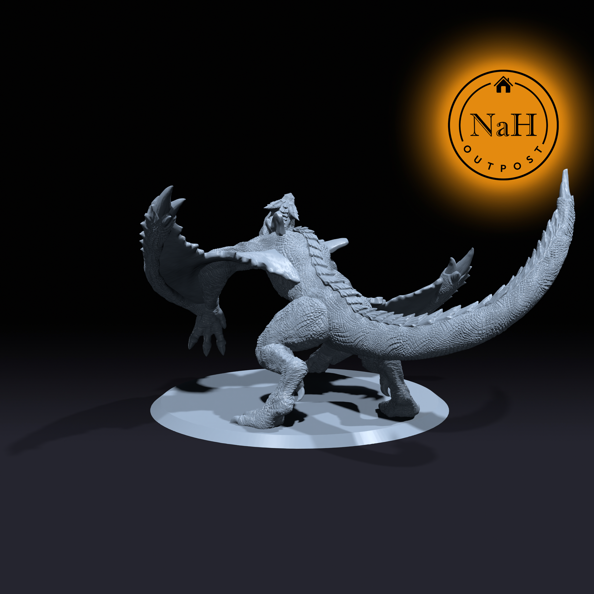 Verdantyr, the Ancient Forest Wyrm | Green Dragon miniature for Tabletop games like D&D and War Gaming| Dungeons and Dragons Mini | RN estudio