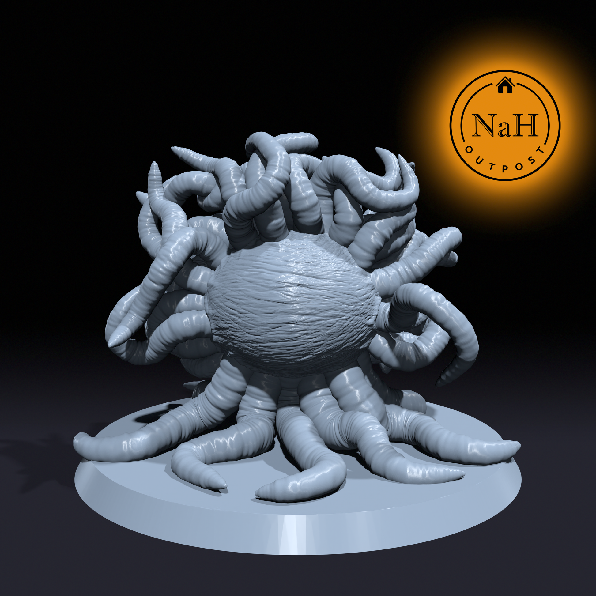 Tendrilith, the Rooted Terror | Malbush |  Tentacled Plant miniature for Tabletop games like D&D and War Gaming| Dungeons and Dragons Mini | RN estudio