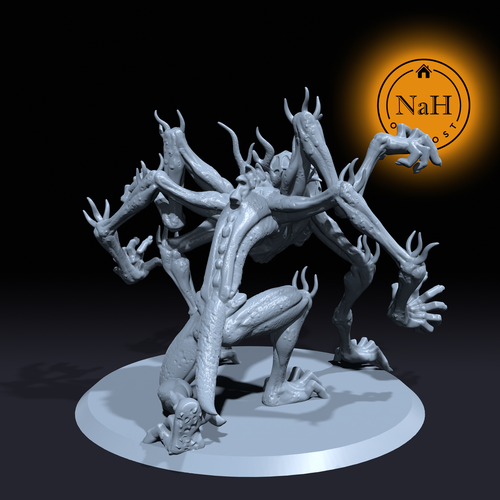Tanauga, the Mind Devourer | Elder Mind Slayer God | Aberration miniature for Tabletop games like D&D and War Gaming| Dungeons and Dragons Mini | RN estudio