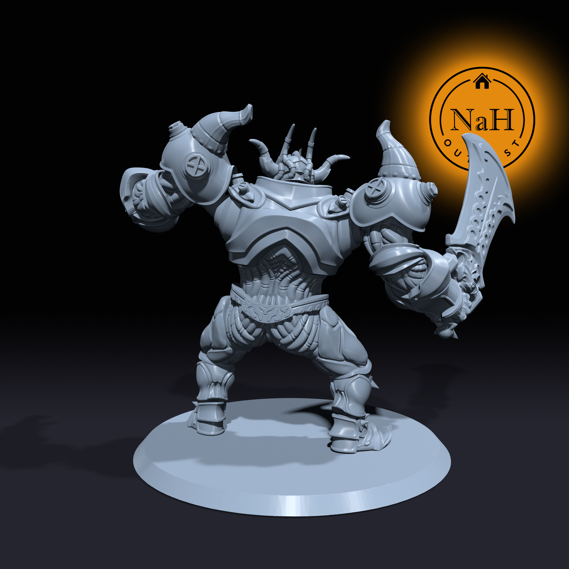 Destron the Iron Colossus | Construct Mech miniature for Tabletop games like D&D and War Gaming| Dungeons and Dragons Mini | RN estudio