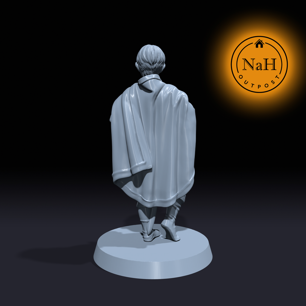 Brinnth Shadowcloak | Young Thief | Rogue or Ranger miniature for Tabletop games like D&D and War Gaming| Dungeons and Dragons Mini | RN estudio
