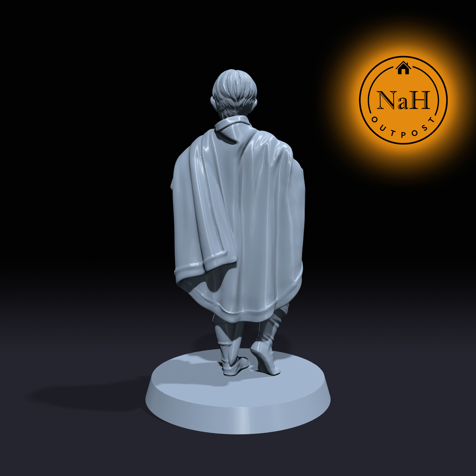 Brinnth Shadowcloak | Young Thief | Rogue or Ranger miniature for Tabletop games like D&D and War Gaming| Dungeons and Dragons Mini | RN estudio