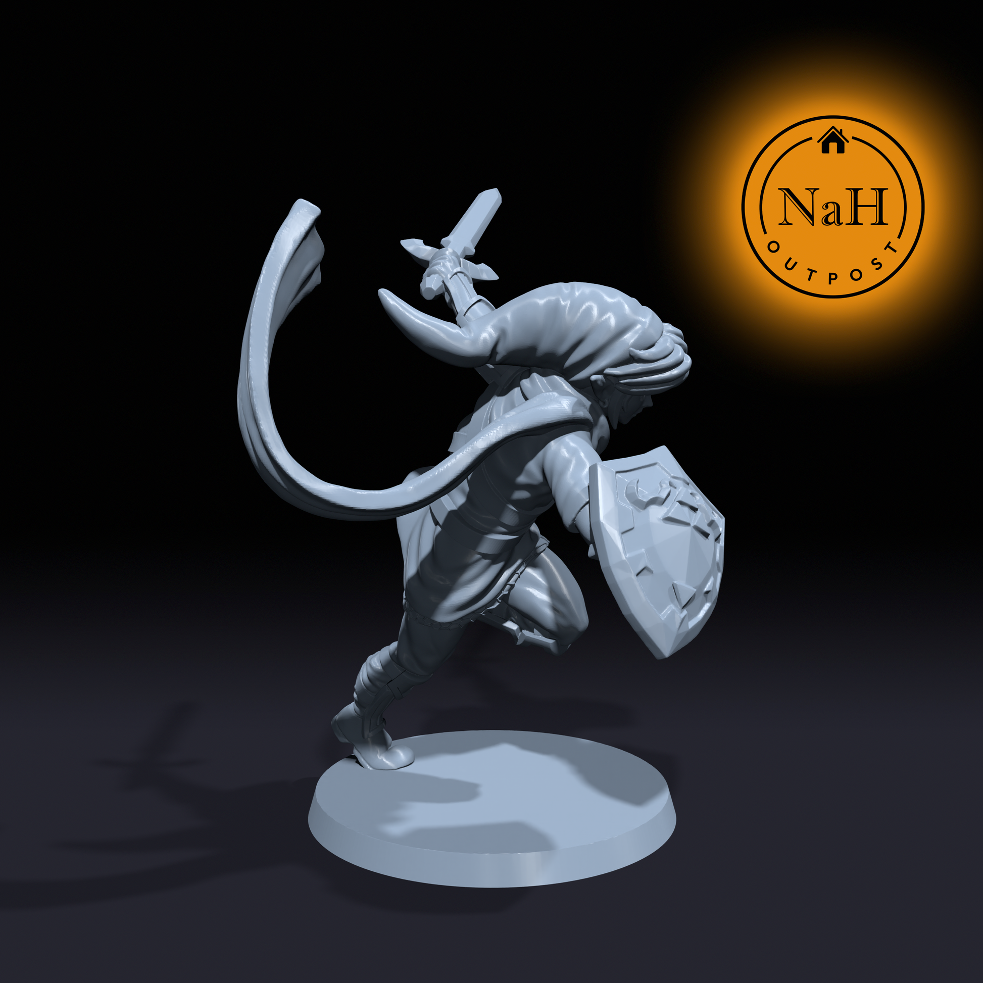 Talon Quickstrike | Elven Adventurer | Fighter or Paladin miniature for Tabletop games like D&D and War Gaming| Dungeons and Dragons Mini | RN estudio