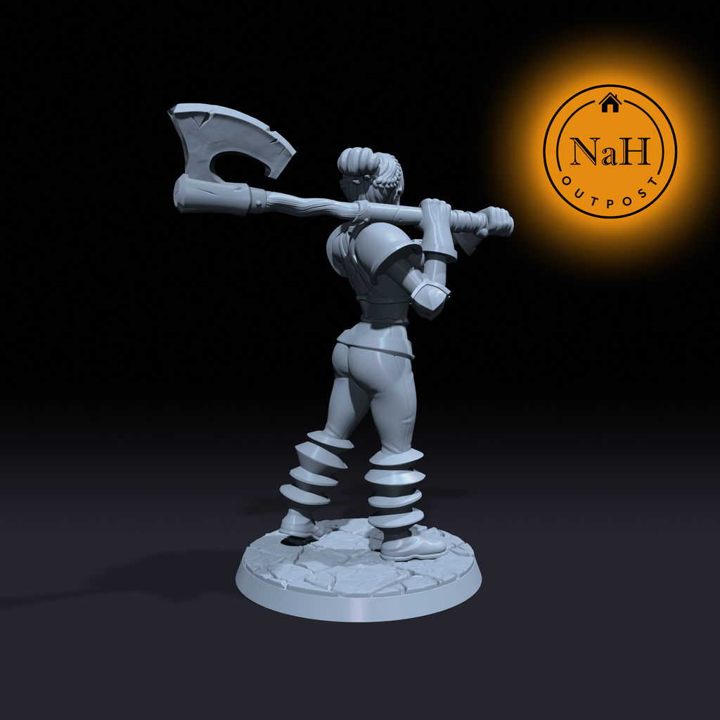 Ravana Spellbane | Chaos Barbarian or Paladin miniature for Tabletop games like D&D and War Gaming| Dungeons and Dragons Mini