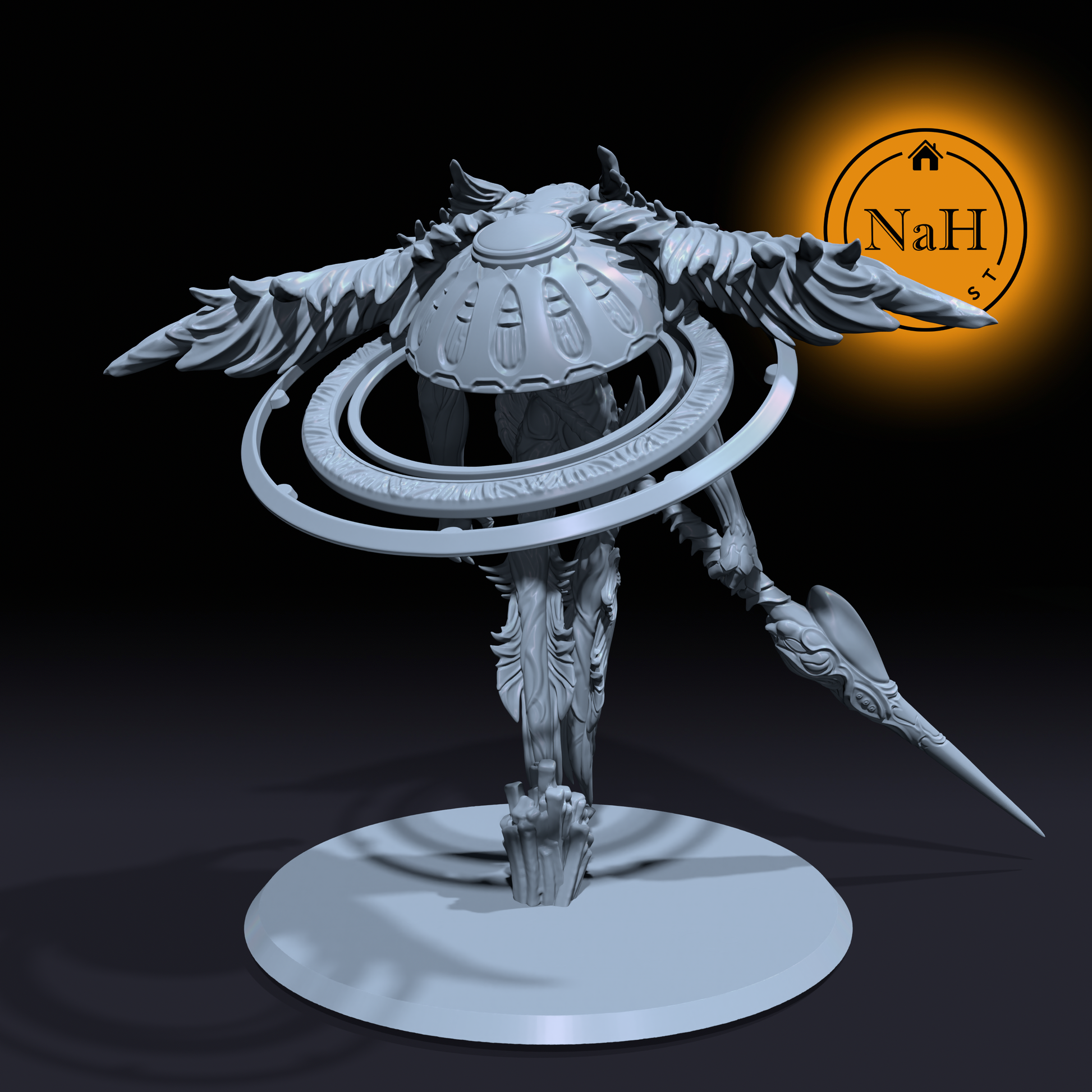 Eden Prime XIV | Angel Construct miniature for Tabletop games like D&D and War Gaming| Dungeons and Dragons Mini | RN estudio