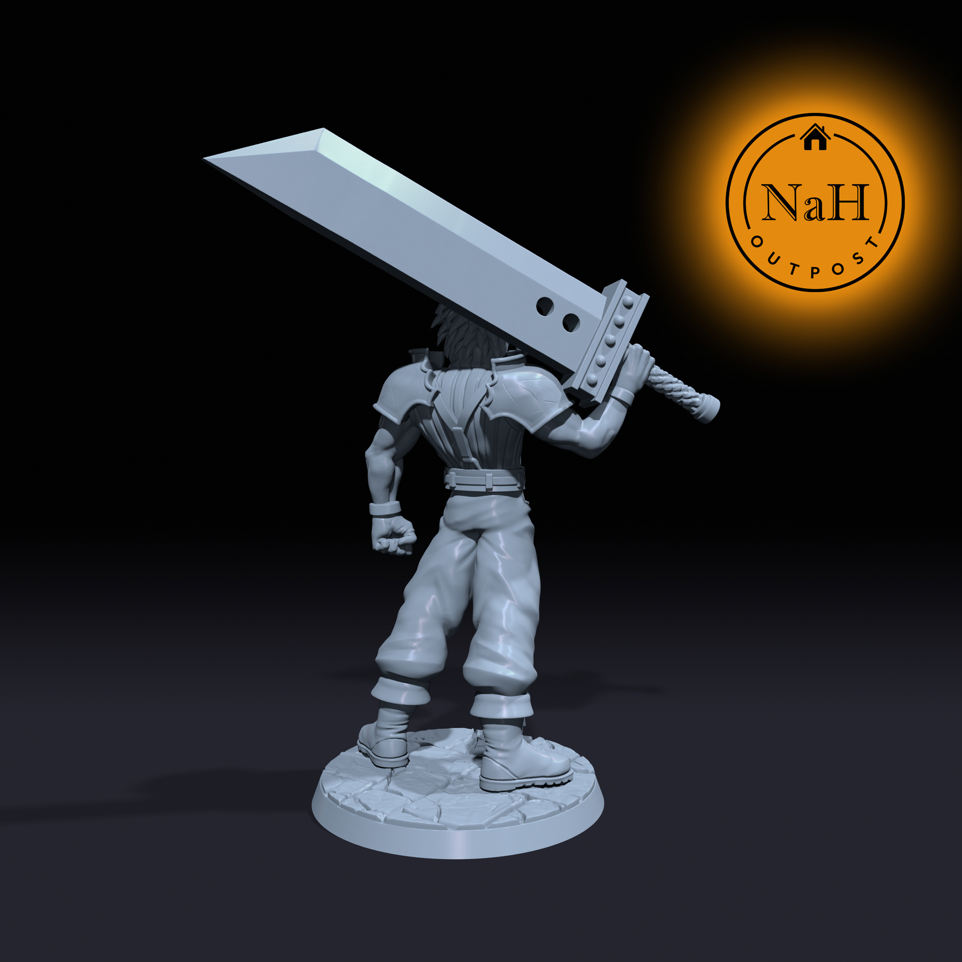 Garon Swiftstrike |Fighter miniature for Tabletop games like D&D and War Gaming| Dungeons and Dragons Mini | RN estudio