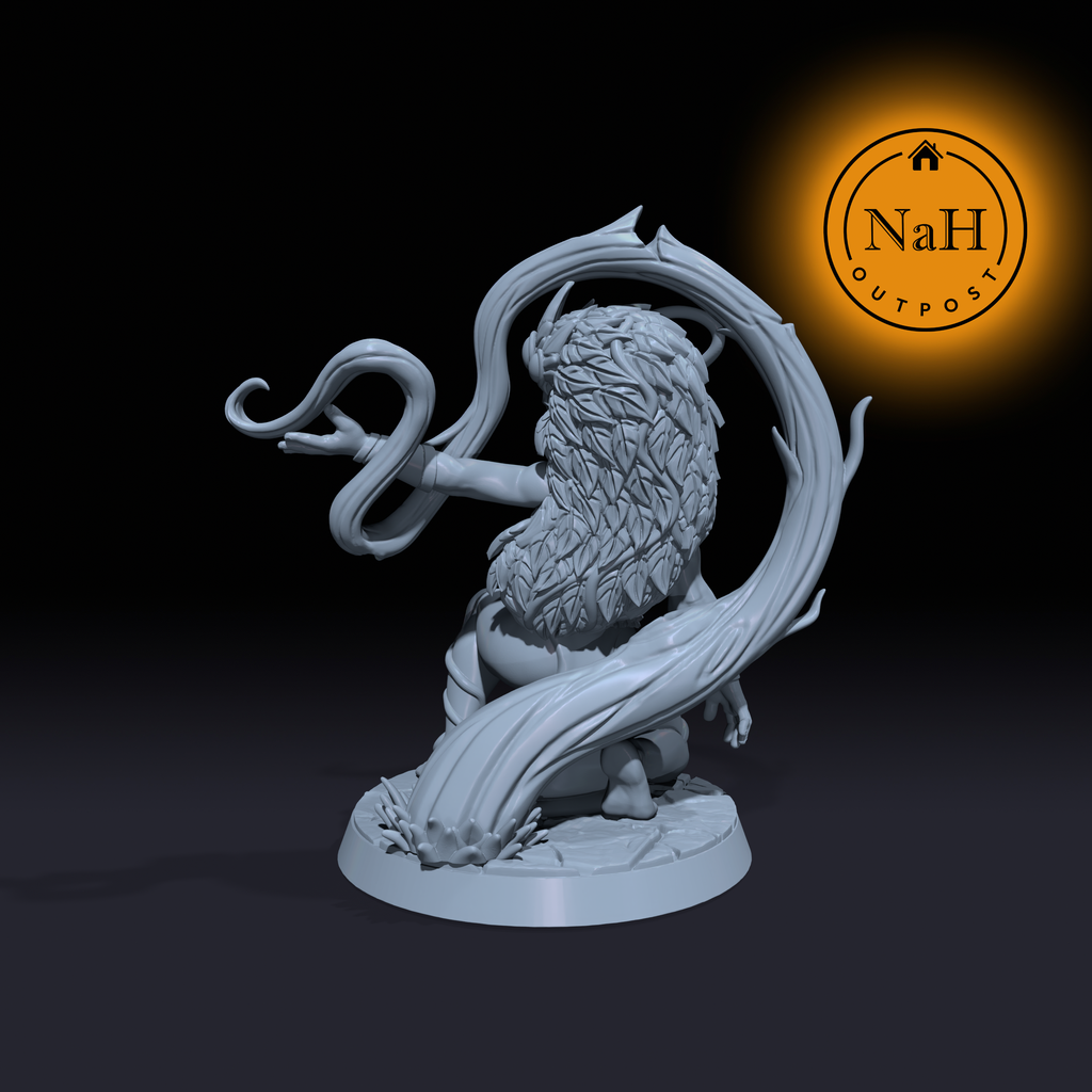 Lyra Greenweave | Dryad | Female Druid miniature for Tabletop games like D&D and War Gaming| Dungeons and Dragons Mini | RN estudio