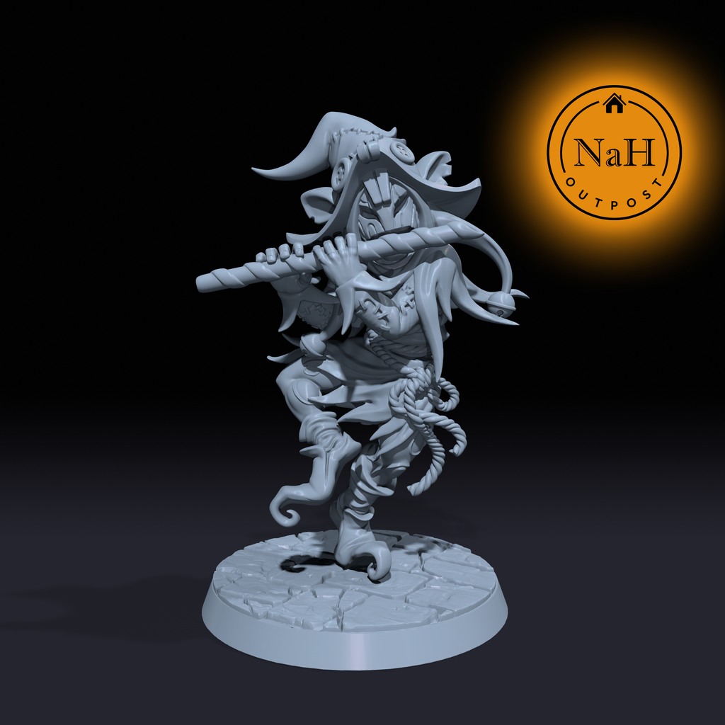 Finnian Trillsong | Flute Charmer | Bard miniature for Tabletop games like D&D and War Gaming| Dungeons and Dragons Mini | RN estudio