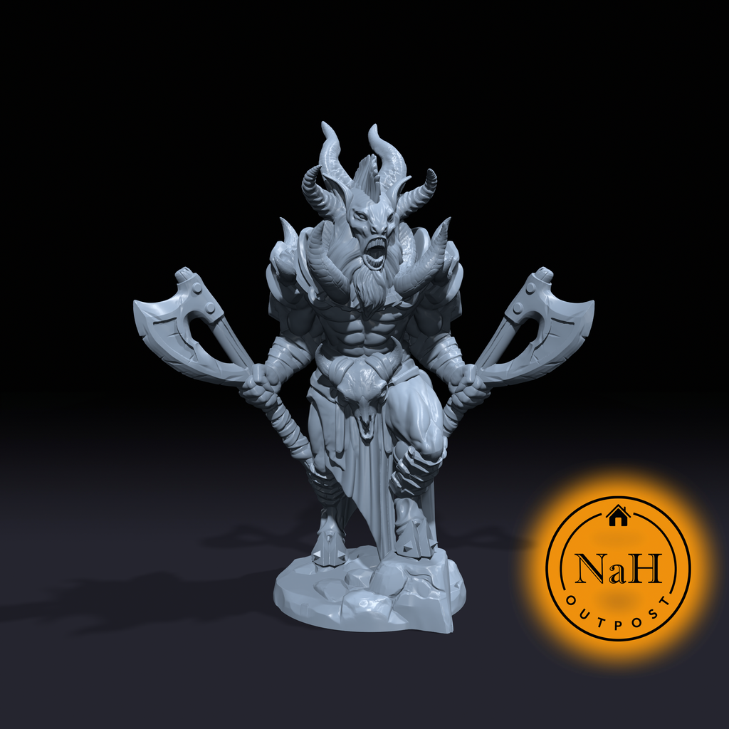 Epic Minotaur Beastfolk | Beast Folk | Miniature for Tabletop games like D&D and War Gaming