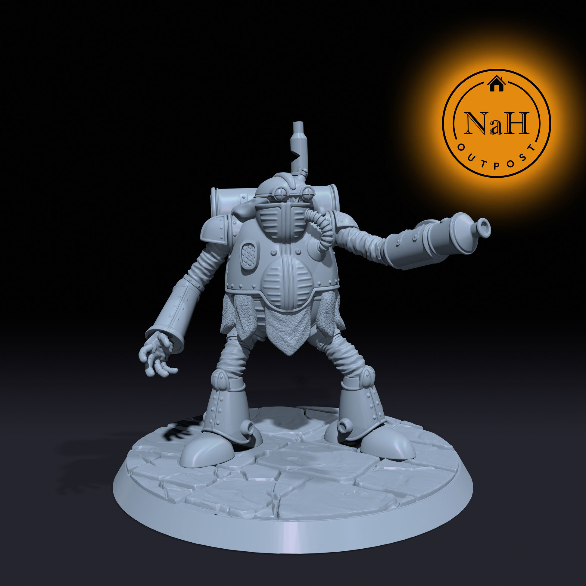 Forgeheart | Robo | Clockwork Forged miniature for Tabletop games like D&D and War Gaming| Dungeons and Dragons Mini | RN estudio