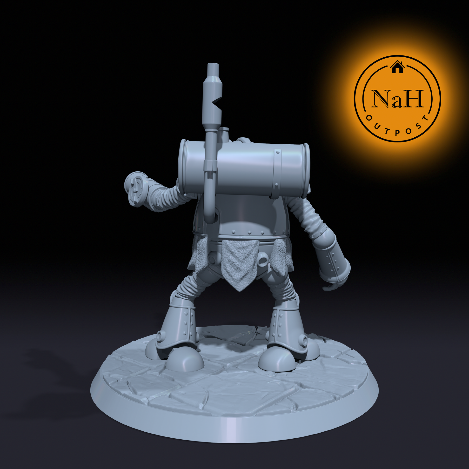 Forgeheart | Robo | Clockwork Forged miniature for Tabletop games like D&D and War Gaming| Dungeons and Dragons Mini | RN estudio