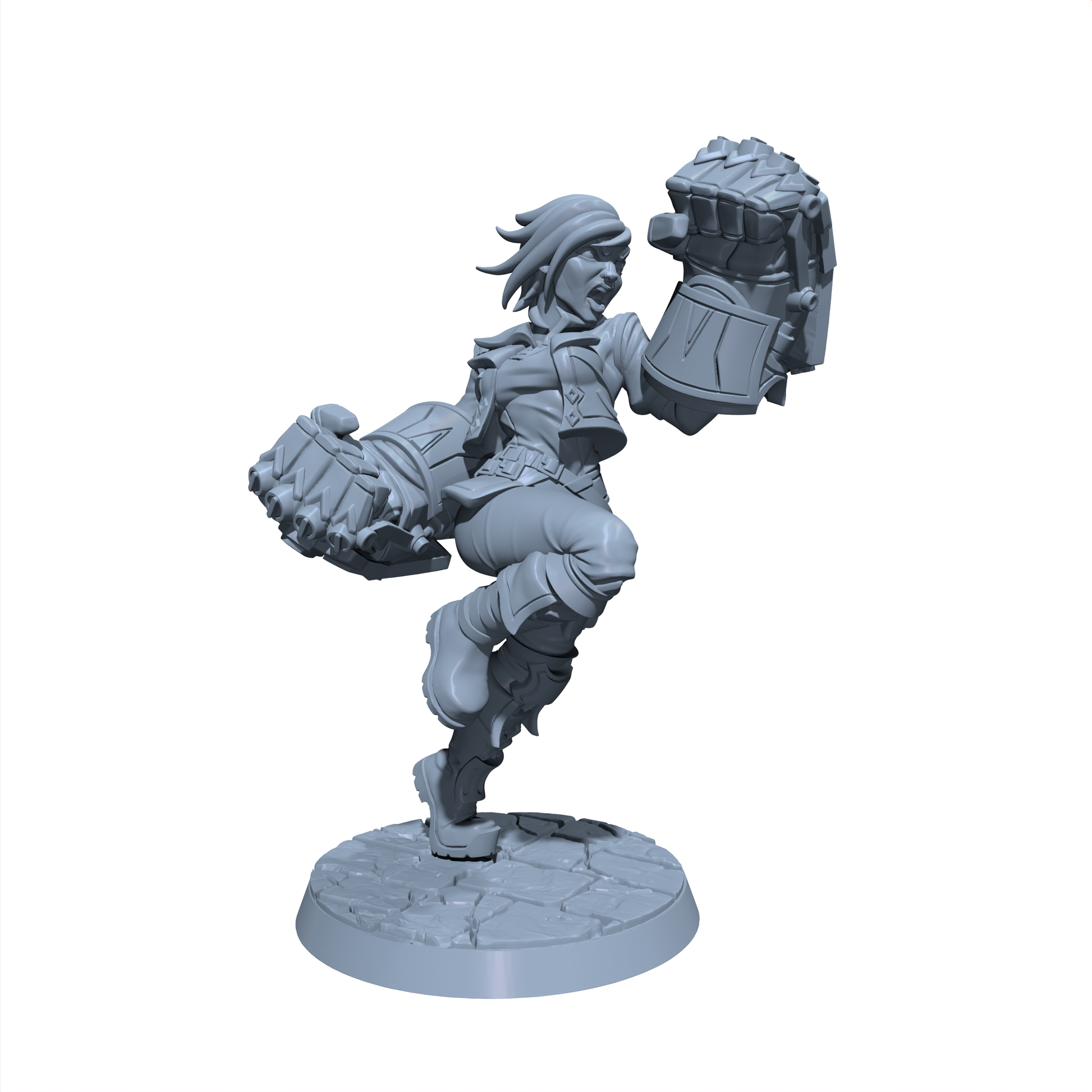 Mara Forgefist | VI Artificer | Thunder Fist miniature for Tabletop games like D&D and War Gaming| Dungeons and Dragons Mini | RN estudio