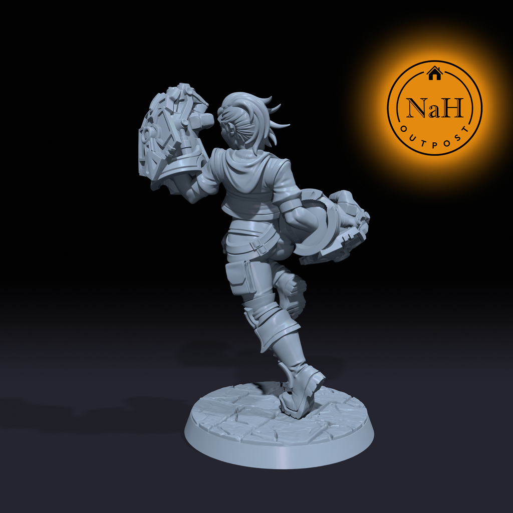 Mara Forgefist | VI Artificer | Thunder Fist miniature for Tabletop games like D&D and War Gaming| Dungeons and Dragons Mini | RN estudio