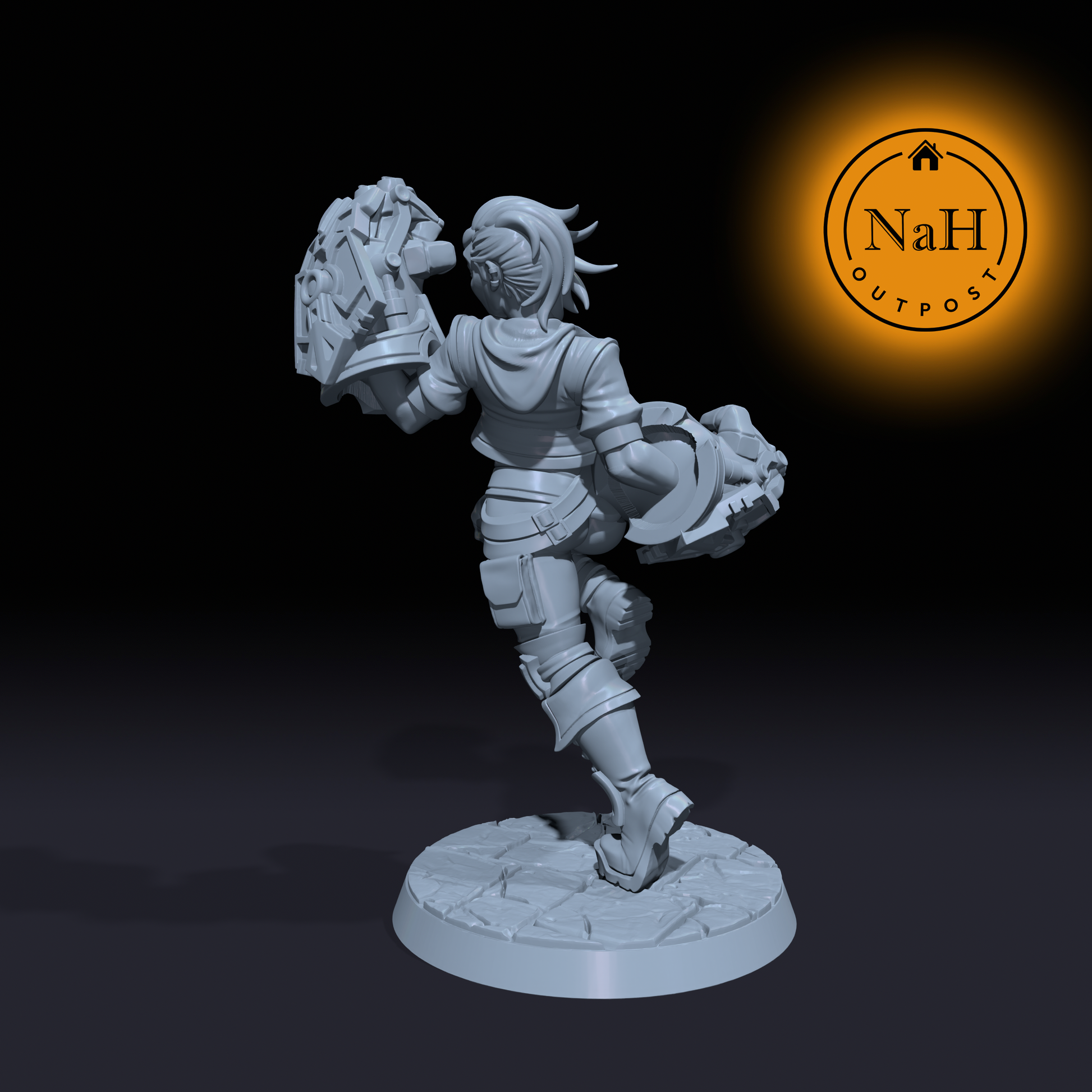 Mara Forgefist | VI Artificer | Thunder Fist miniature for Tabletop games like D&D and War Gaming| Dungeons and Dragons Mini | RN estudio