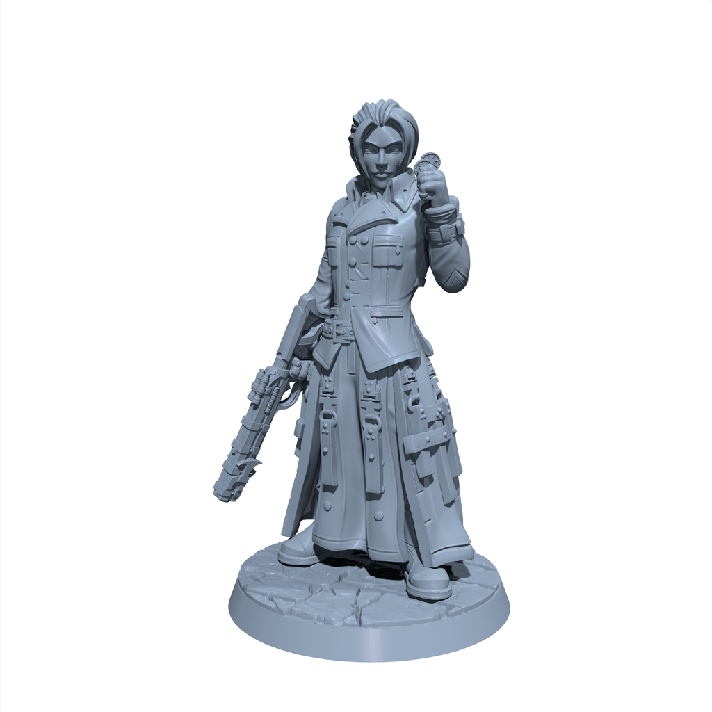 Colt 'Lucky Shot' LeChance | Rufus | Gunslinger miniature for Tabletop games like D&D and War Gaming| Dungeons and Dragons Mini | RN estudio