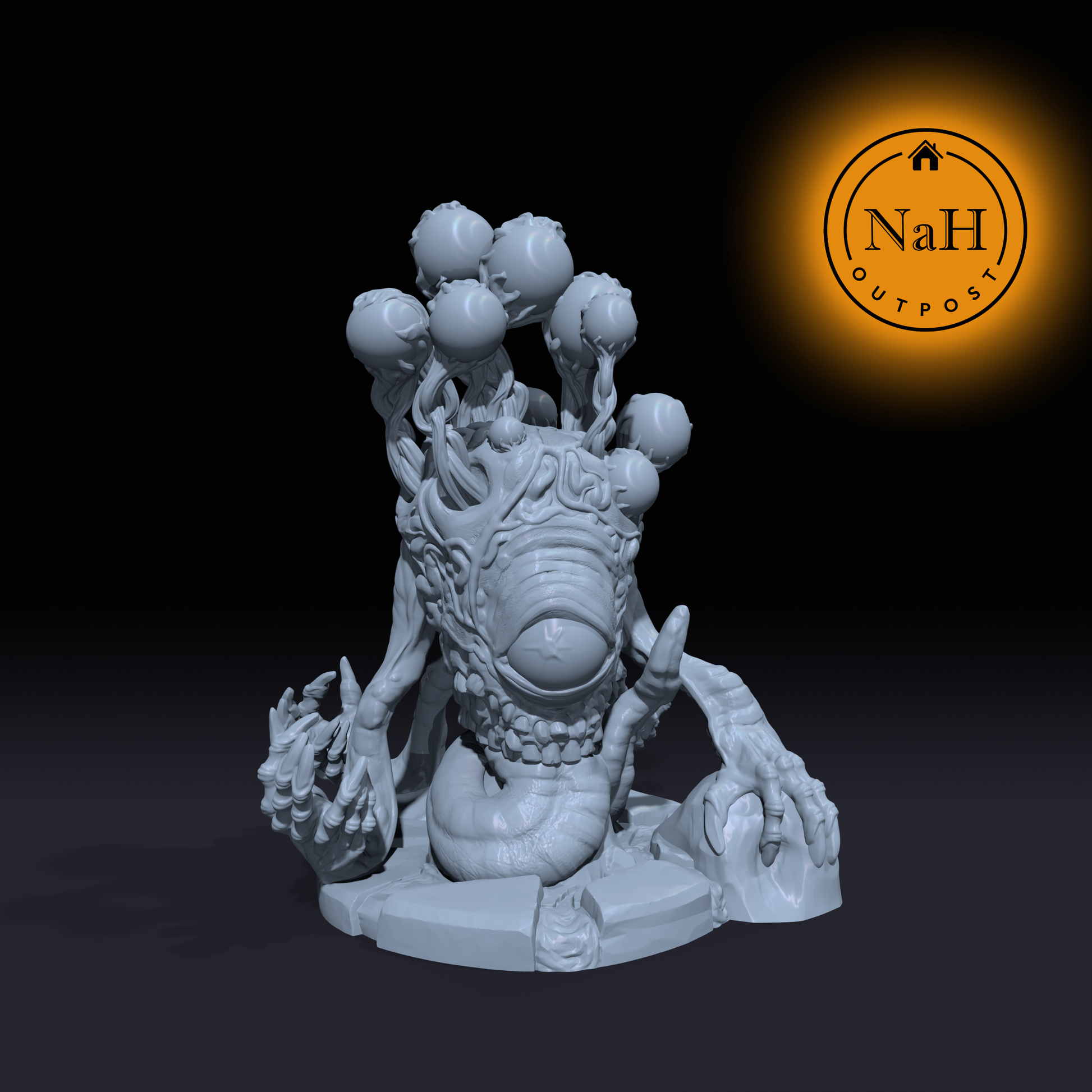 Xygaloth, Tyrant of Hungering Eyes | All Wanting Aberration Miniature for Tabletop games like D&D and War Gaming| Dungeons and Dragons Mini