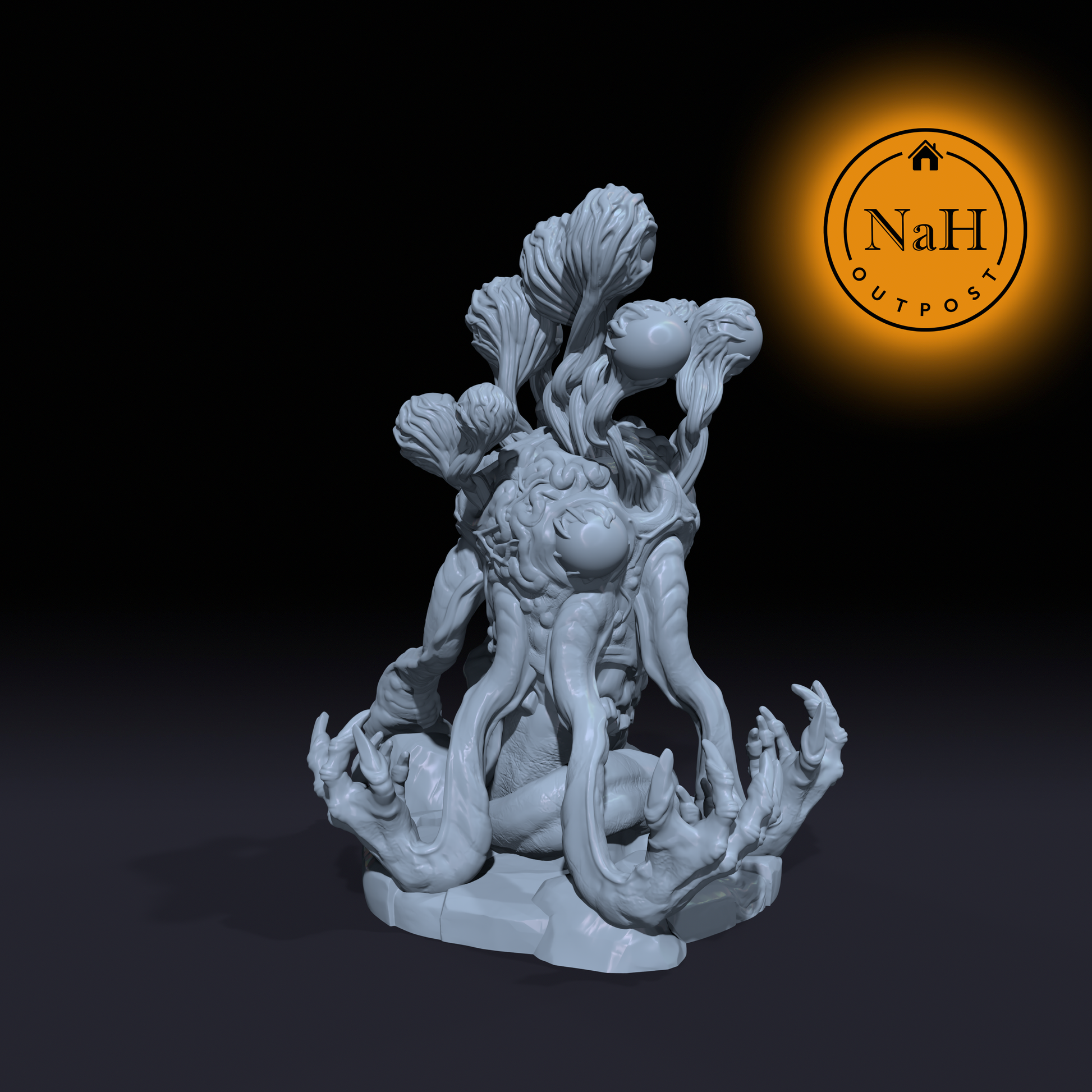 Xygaloth, Tyrant of Hungering Eyes | All Wanting Aberration Miniature for Tabletop games like D&D and War Gaming| Dungeons and Dragons Mini
