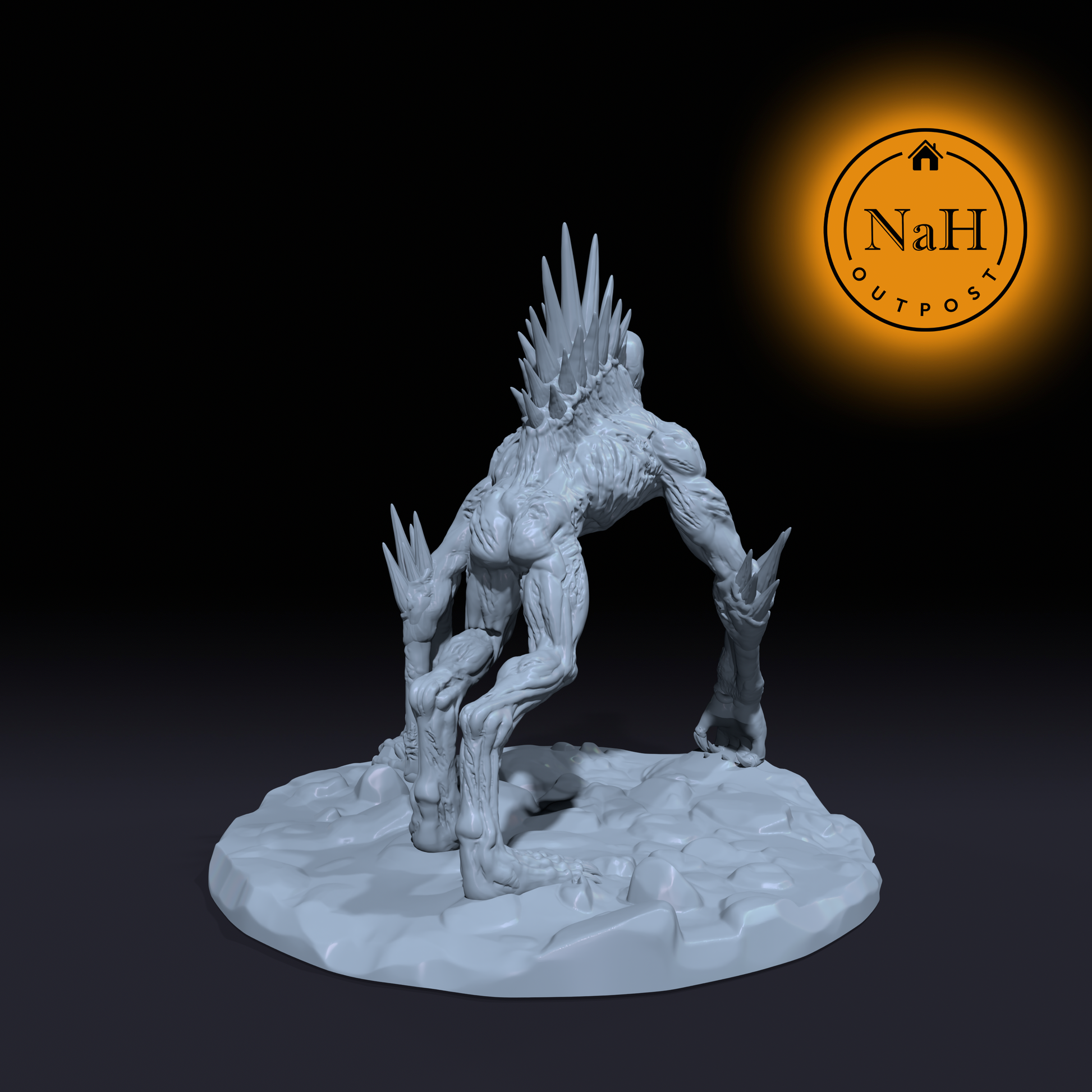 Malghor, the Maw of the Barrow | Archghoul Undead Miniature for Tabletop games like D&D and War Gaming | Dungeons and Dragons Mini