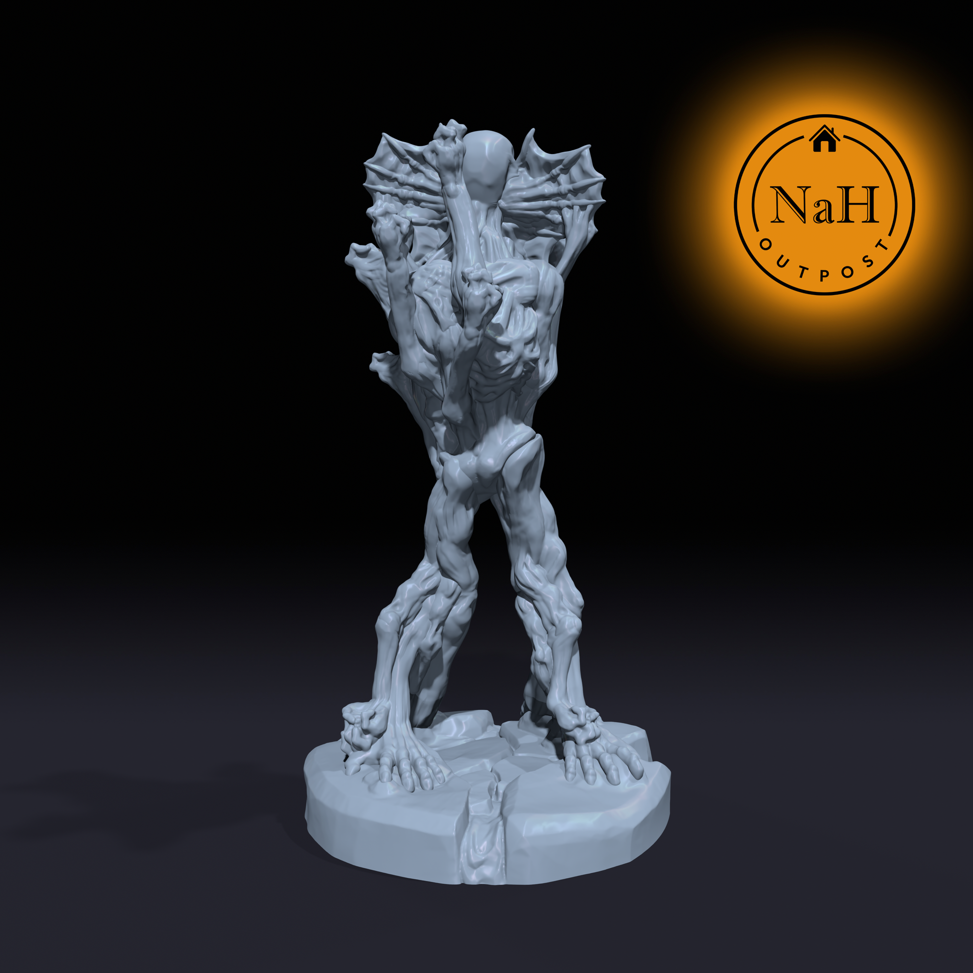 Avarior, the Suffering Reborn | Avarior Hellspawn Miniature for Tabletop games like D&D and War Gaming | Dungeons and Dragons Mini