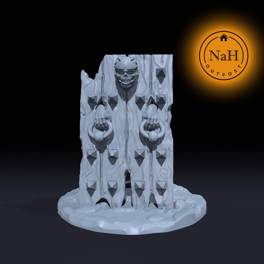 Batterspike, the Wallbreaker | Batterspike Cursed Construct Miniature for Tabletop games like D&D and War Gaming | Dungeons and Dragons Mini