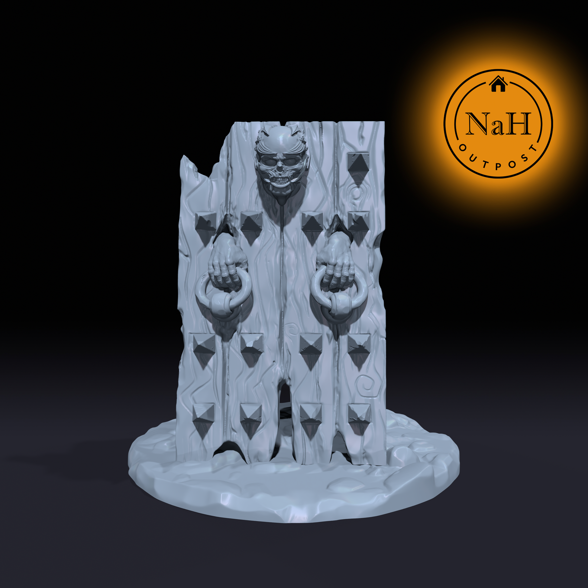 Batterspike, the Wallbreaker | Batterspike Cursed Construct Miniature for Tabletop games like D&D and War Gaming | Dungeons and Dragons Mini