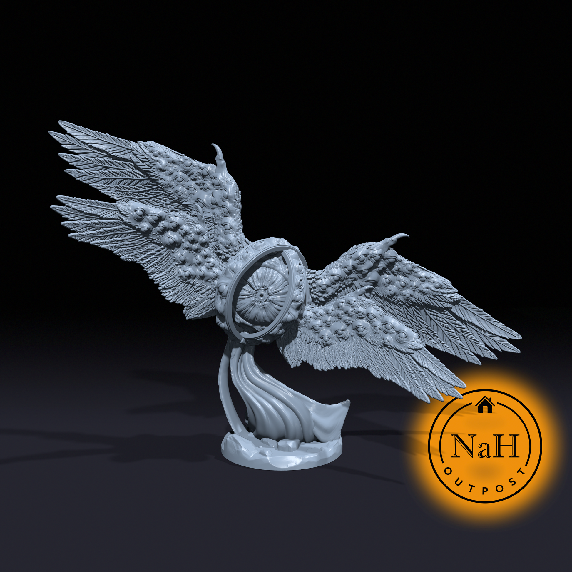 Biblical Angel | Ancient Eye Angel | Miniature for Tabletop games like D&D and War Gaming