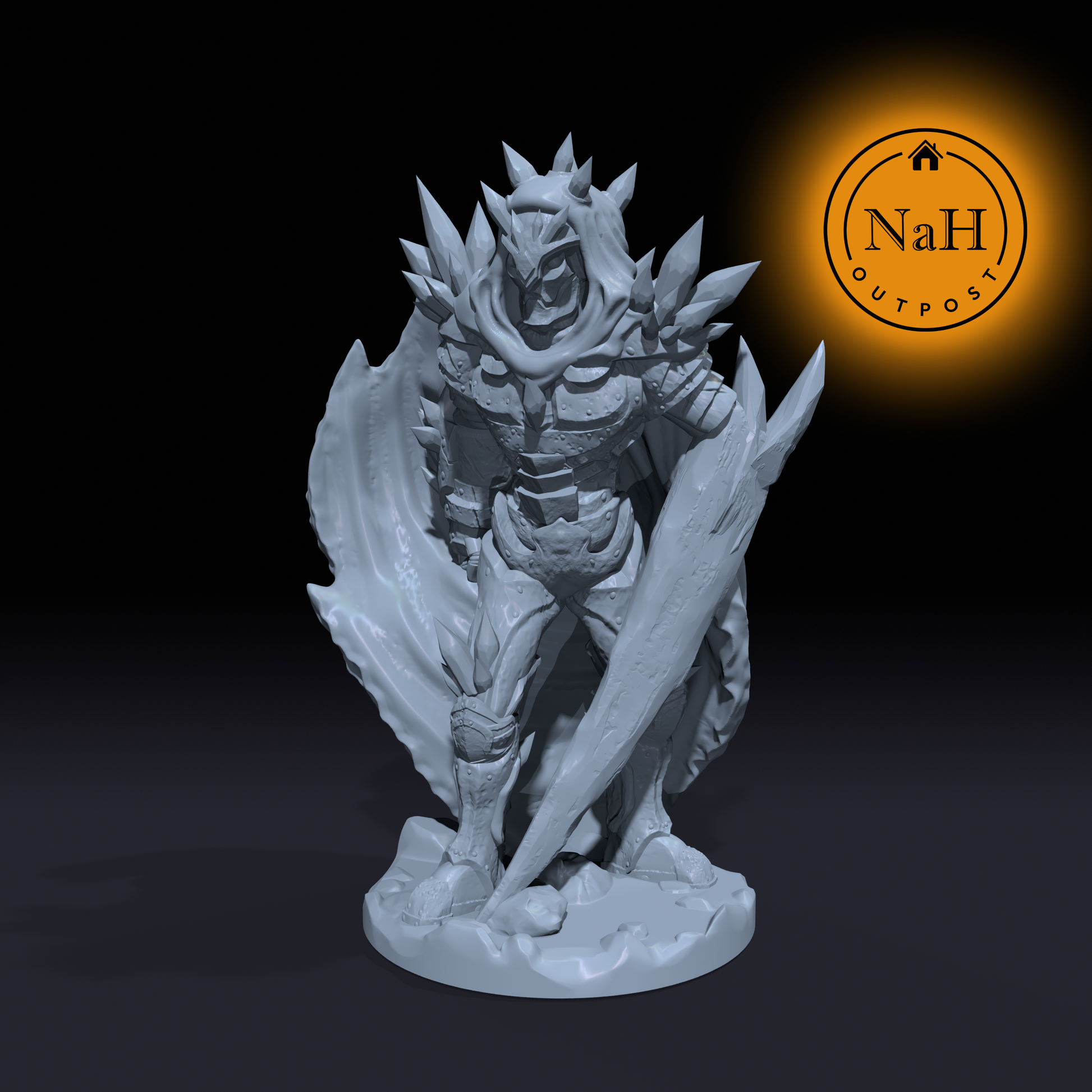 Kaelythar, Shard of Silent Thought | Battlebuilt Psi-shard Miniature for Tabletop games like D&D and War Gaming | Dungeons and Dragons Mini