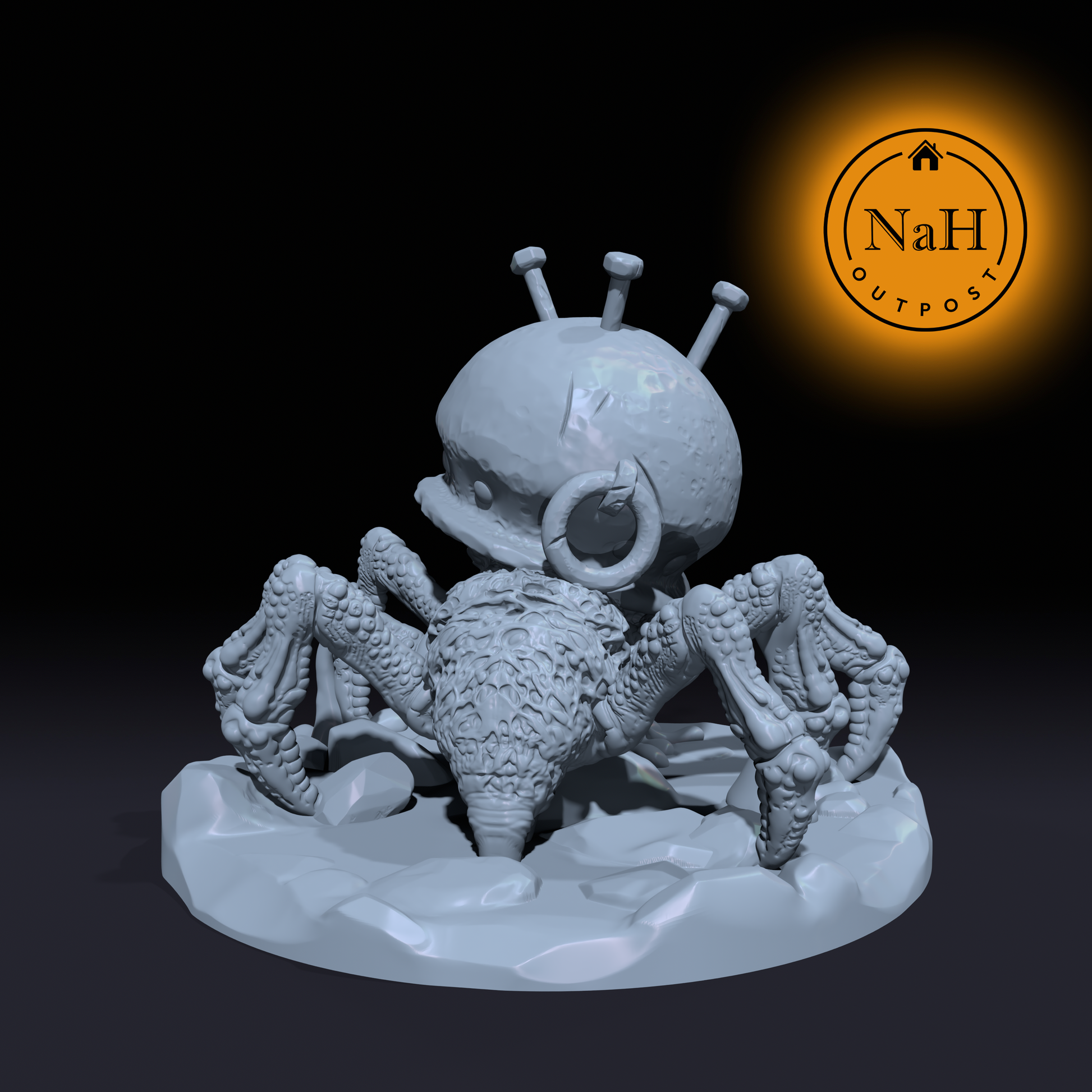 Zzuth’gar, the Cauldron-Born Horror | Cauldron Crawler Aberration Miniature for Tabletop games like D&D and War Gaming | Dungeons and Dragons Mini