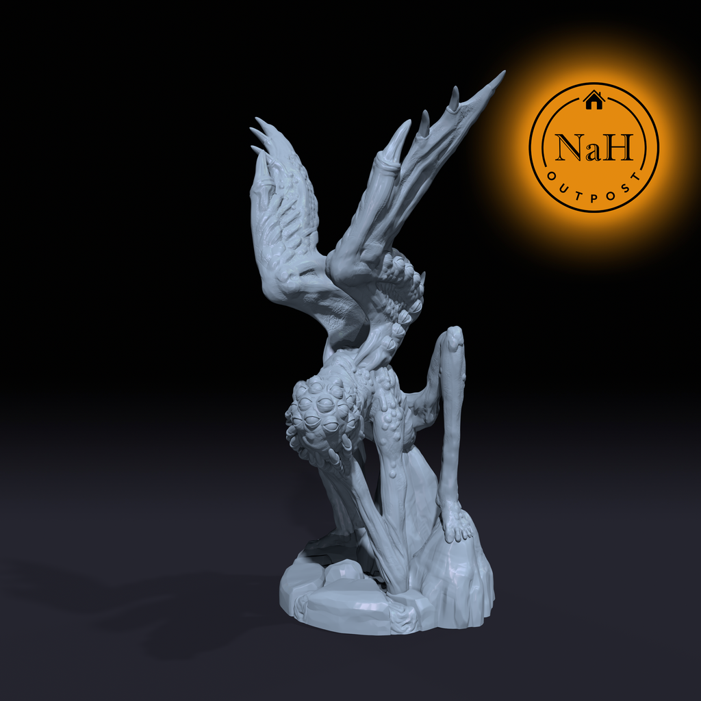 Z’riik, the Winged Coveter | Coveting Cherub Demon Miniature for Tabletop games like D&D and War Gaming | Dungeons and Dragons Mini