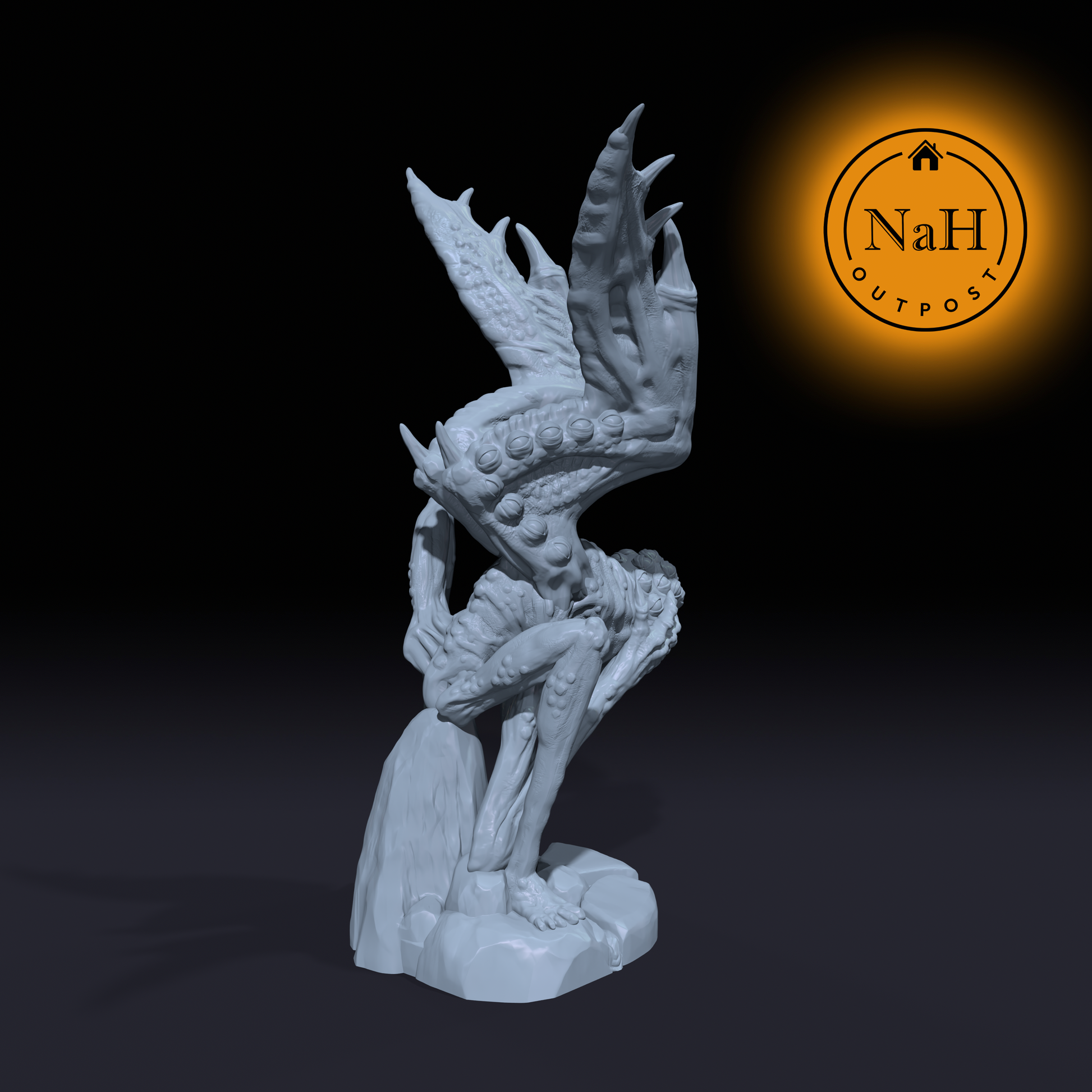 Z’riik, the Winged Coveter | Coveting Cherub Demon Miniature for Tabletop games like D&D and War Gaming | Dungeons and Dragons Mini