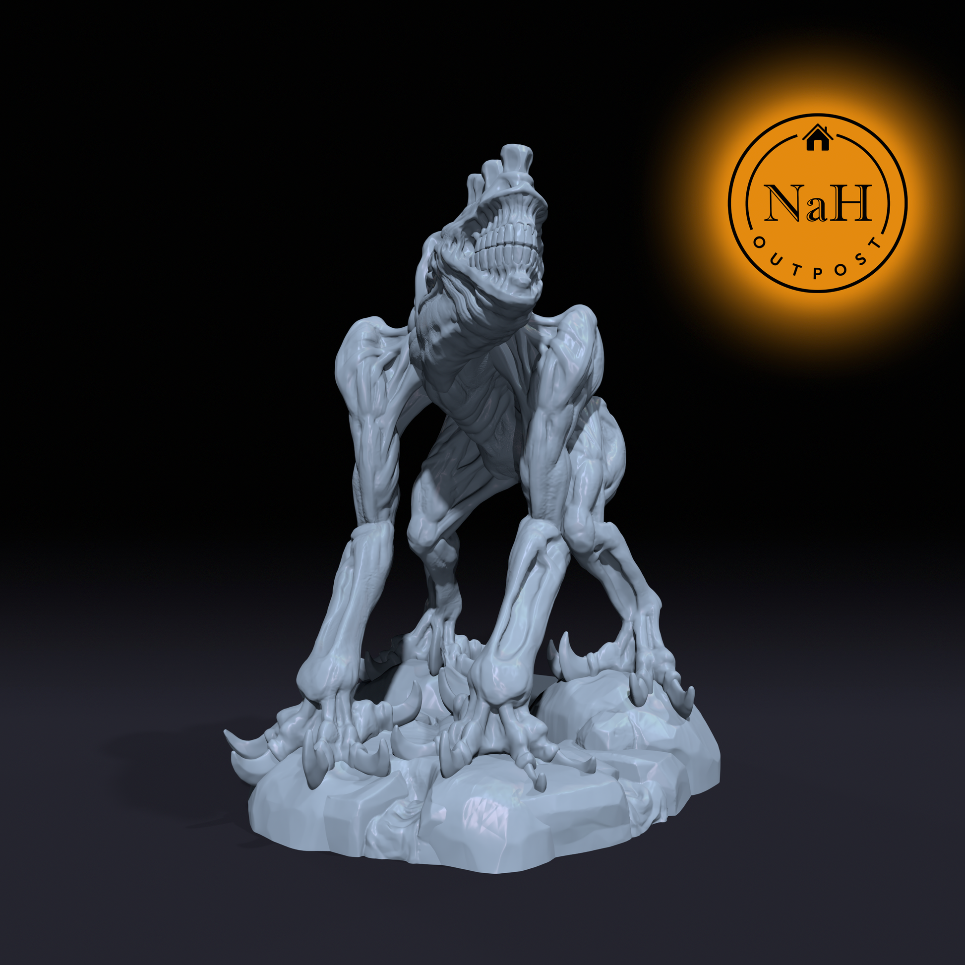 Gorthaz, the Maw of Dominion | Pride Alpha Monster Miniature for Tabletop games like D&D and War Gaming | Dungeons and Dragons Mini