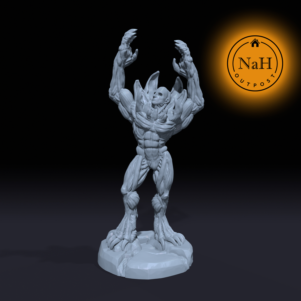Varnox, the Sculpted Tyranny | Pride Perfectionist Monster Miniature for Tabletop games like D&D and War Gaming | Dungeons and Dragons Mini