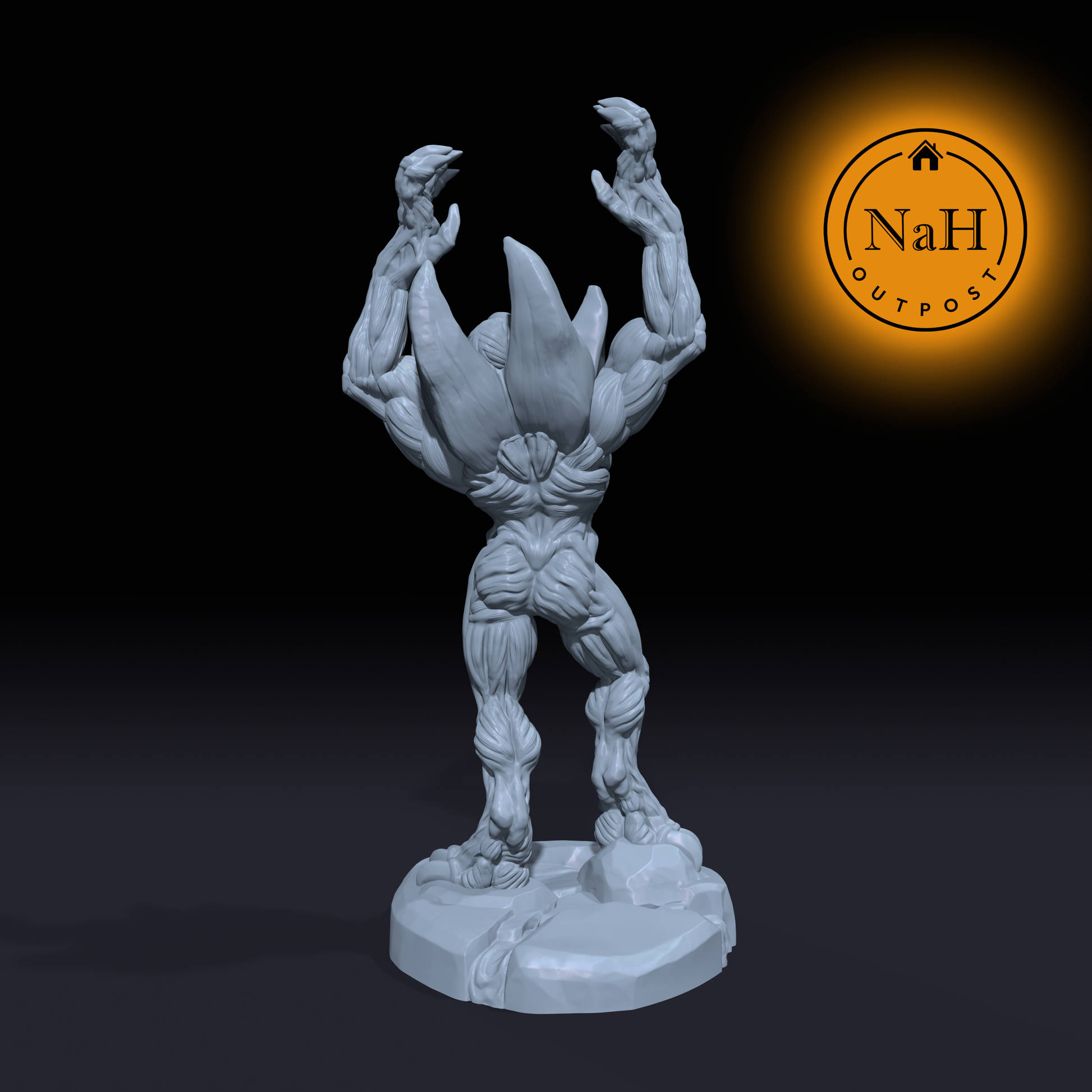 Varnox, the Sculpted Tyranny | Pride Perfectionist Monster Miniature for Tabletop games like D&D and War Gaming | Dungeons and Dragons Mini