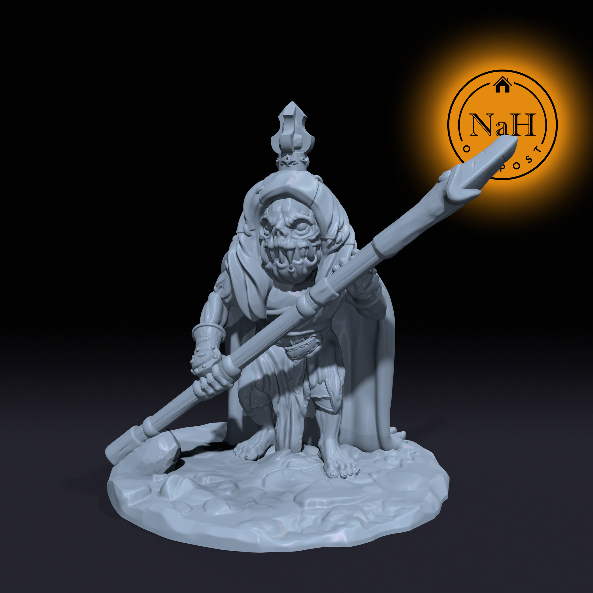 Rotnik, the Carrion Warden | Rotnik Monster Miniature for Tabletop games like D&D and War Gaming | Dungeons and Dragons Mini