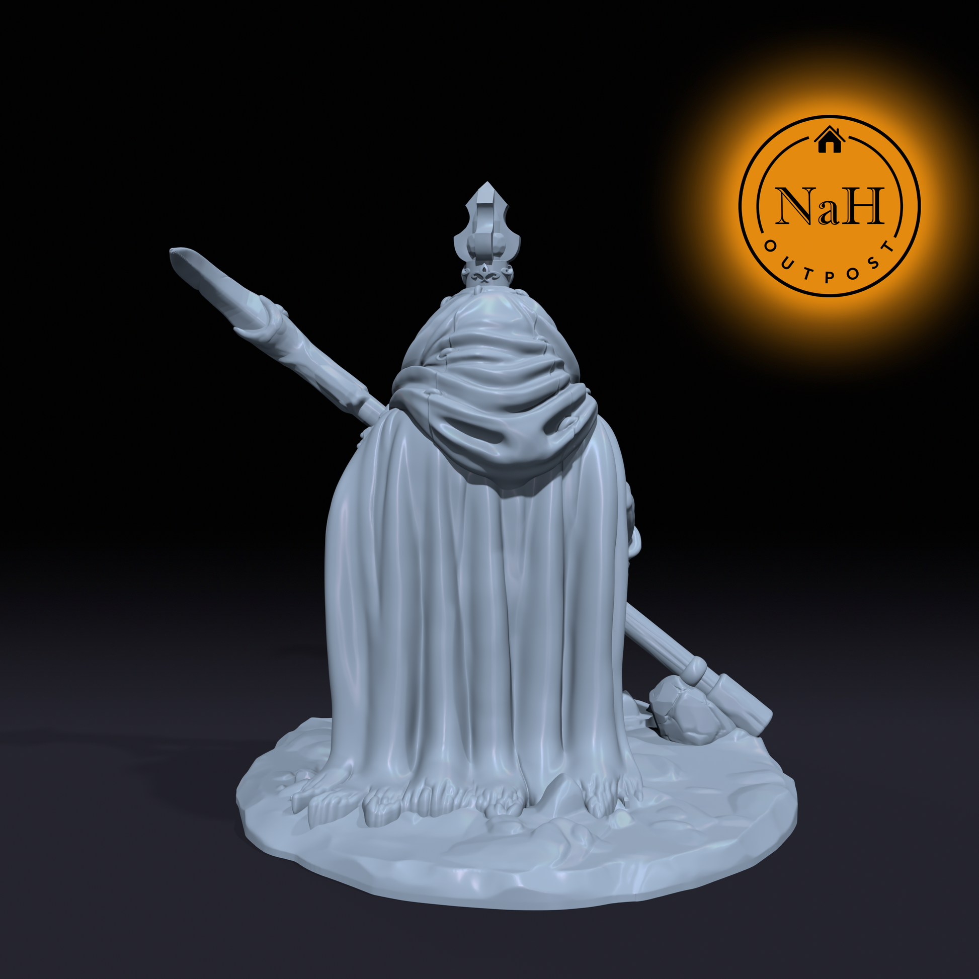 Rotnik, the Carrion Warden | Rotnik Monster Miniature for Tabletop games like D&D and War Gaming | Dungeons and Dragons Mini