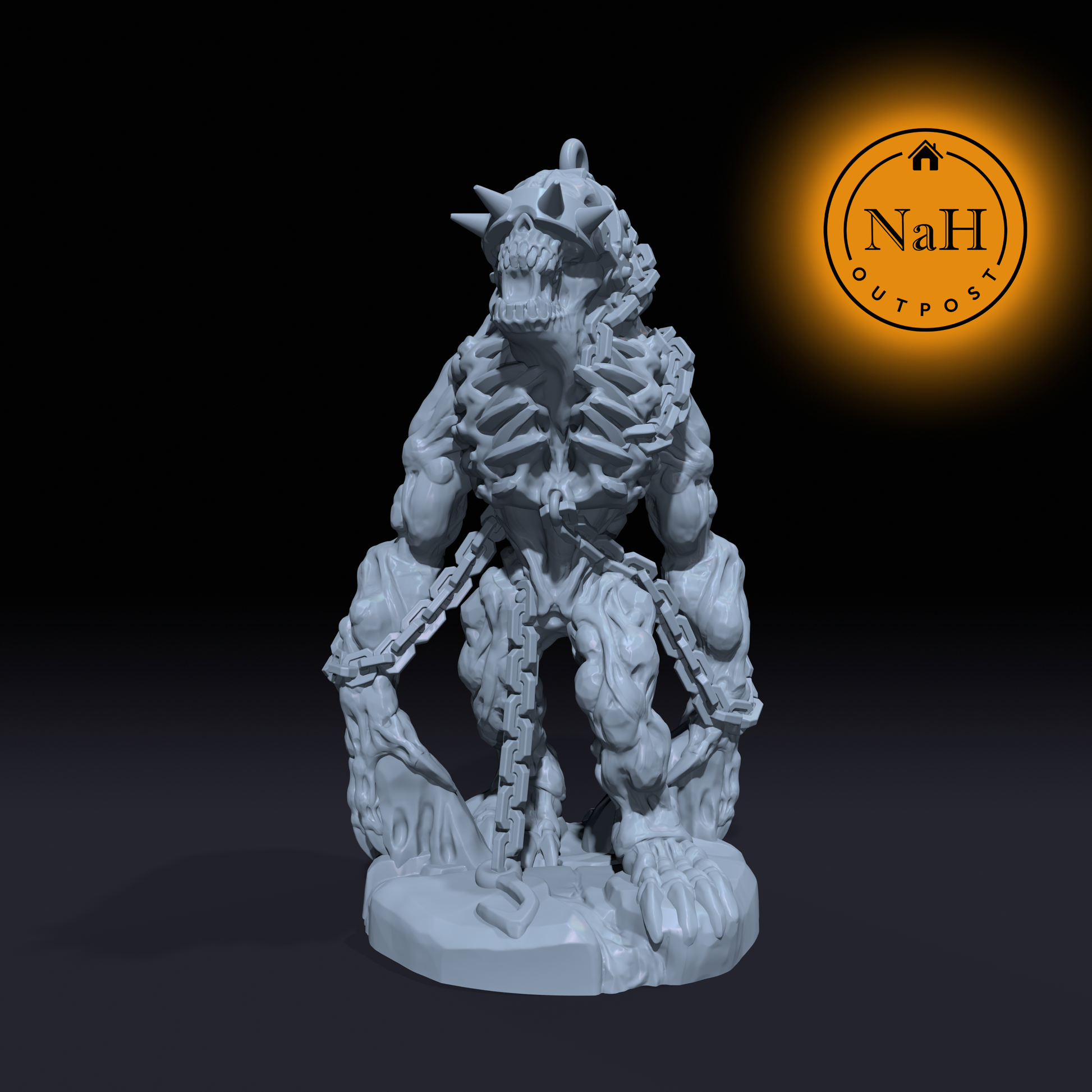 Graxul, the Shackled Oblivion | The Unchained Monster Miniature for Tabletop games like D&D and War Gaming | Dungeons and Dragons Mini