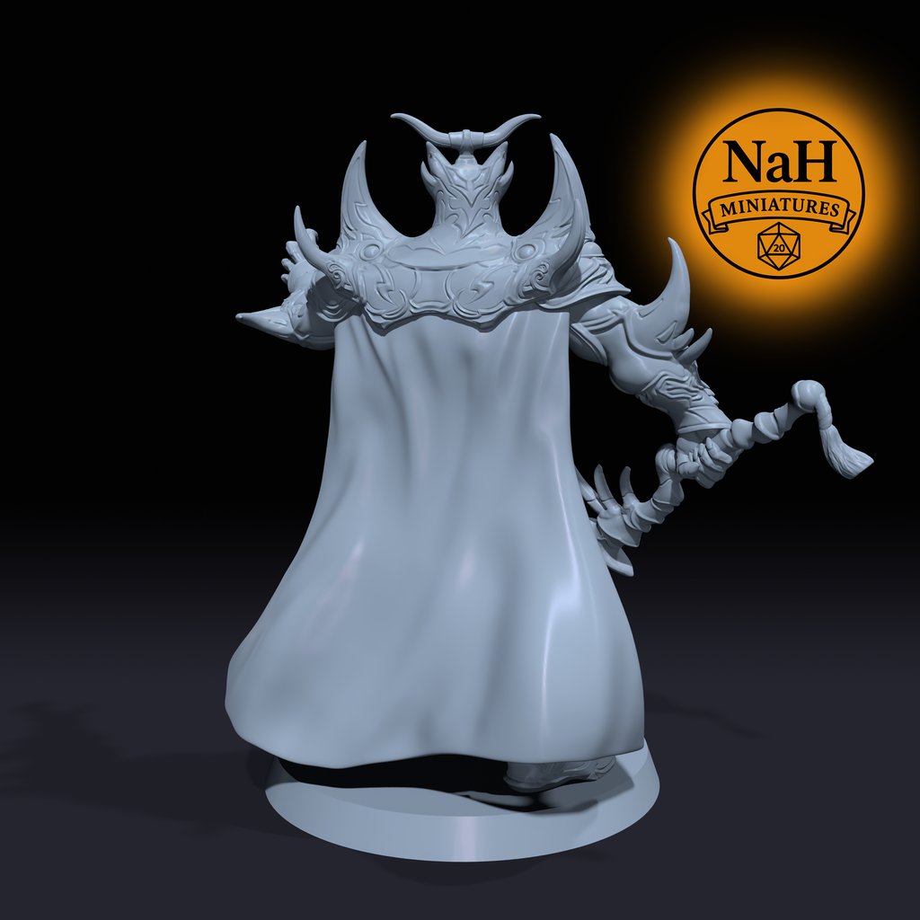 Kaedric Malovar | Ex-Death | Death Knight Blackguard miniature for Tabletop games like D&D, Daggerheart, and War Gaming | Dungeons and Dragons Mini