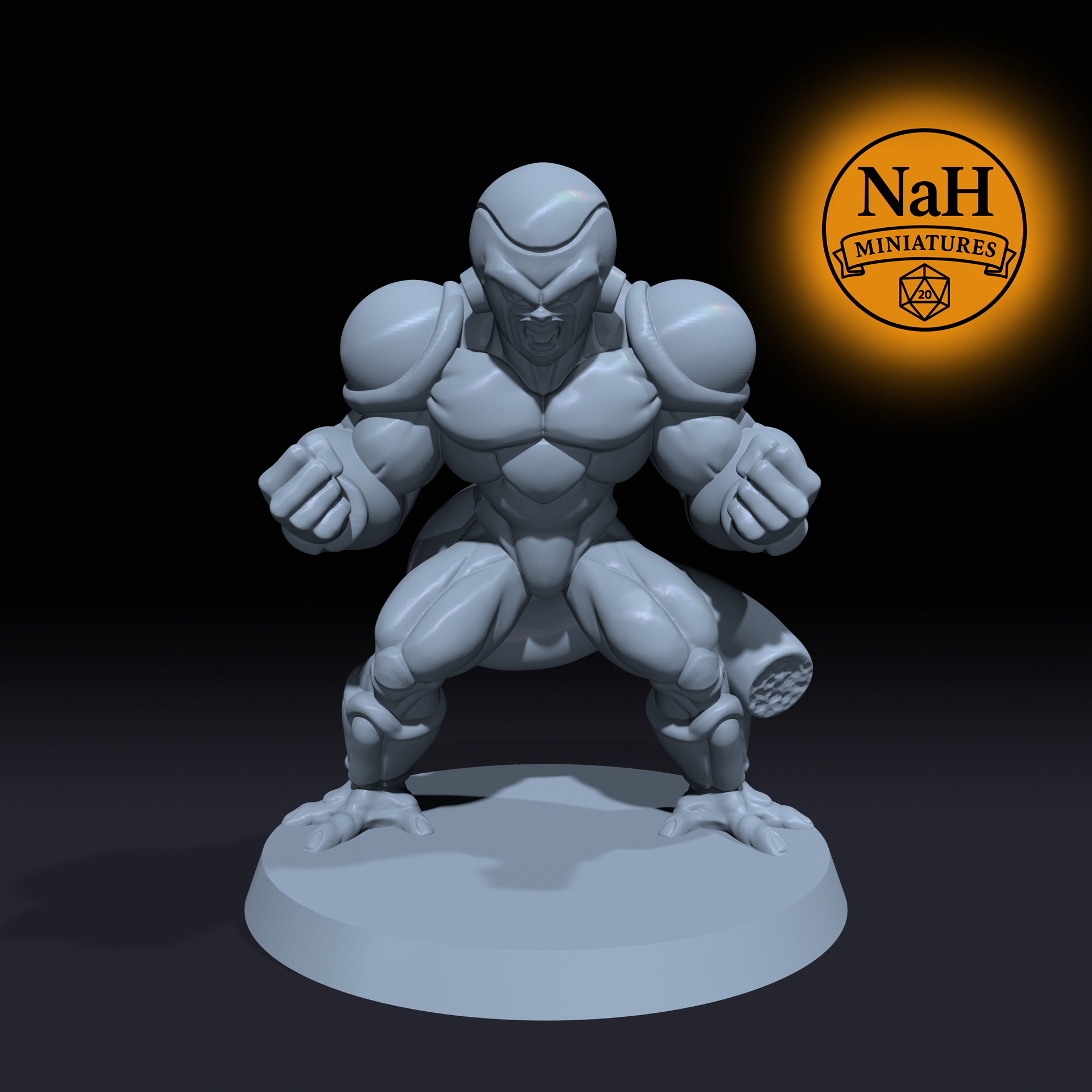 Varkon Kryll | Freezer | Alien Warlord Supervillain miniature for Tabletop games like D&D, Daggerheart, and War Gaming | Dungeons and Dragons Mini