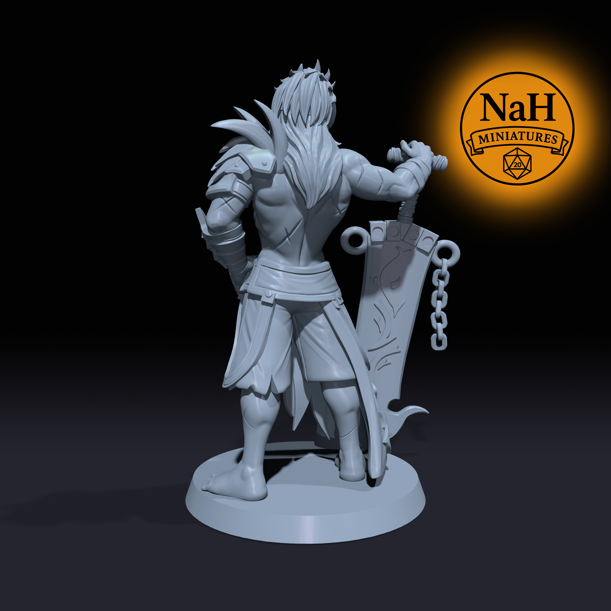 Garrick Thalren | Jecht | Greatsword Champion Mercenary miniature for Tabletop games like D&D, Daggerheart, and War Gaming | Dungeons and Dragons Mini