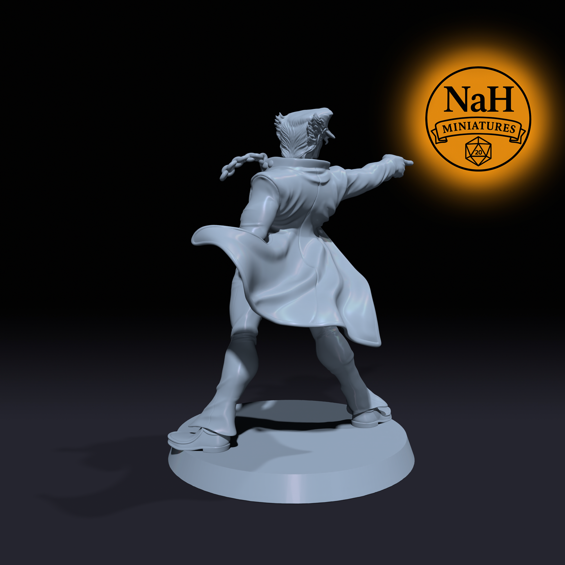 Kaelen Vire | Jotaro | Street Fighter Martial Artist miniature for Tabletop games like D&D, Daggerheart, and War Gaming | Dungeons and Dragons Mini