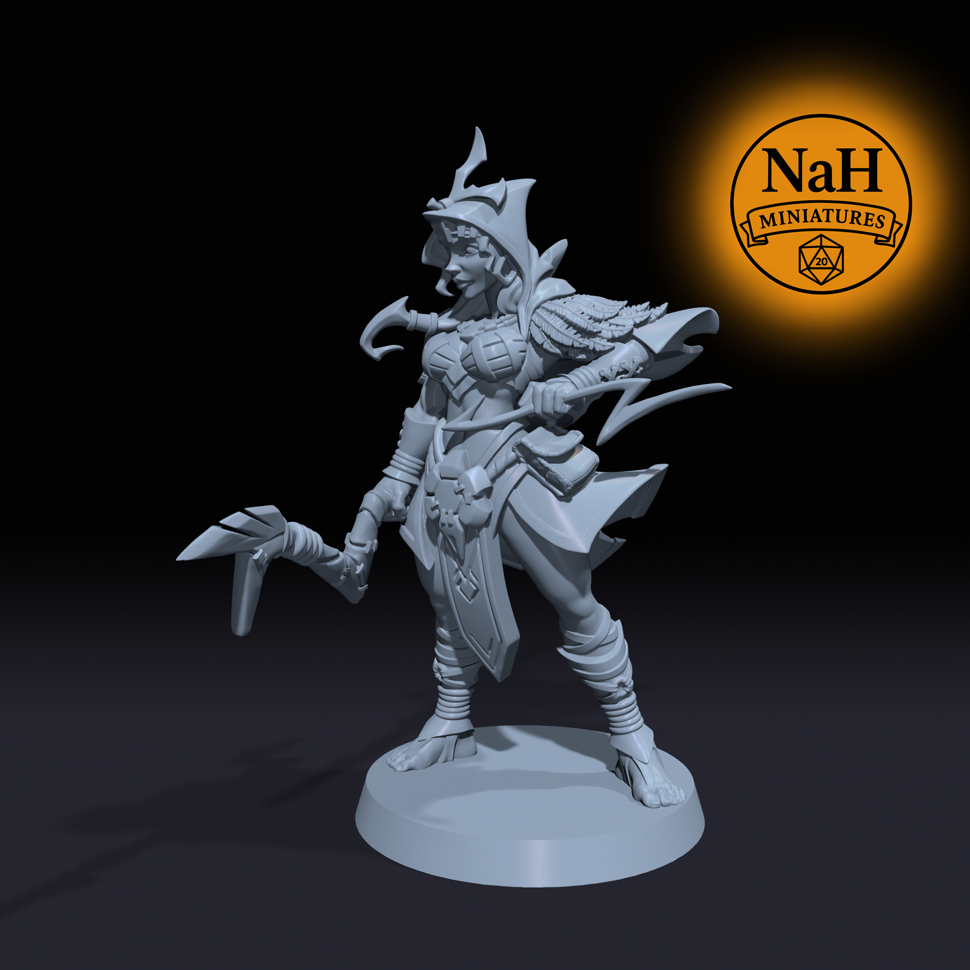 Elenya Veythorn | Seeker of Loss | Elf Ranger Scout miniature for Tabletop games like D&D, Daggerheart, and War Gaming | Dungeons and Dragons Mini