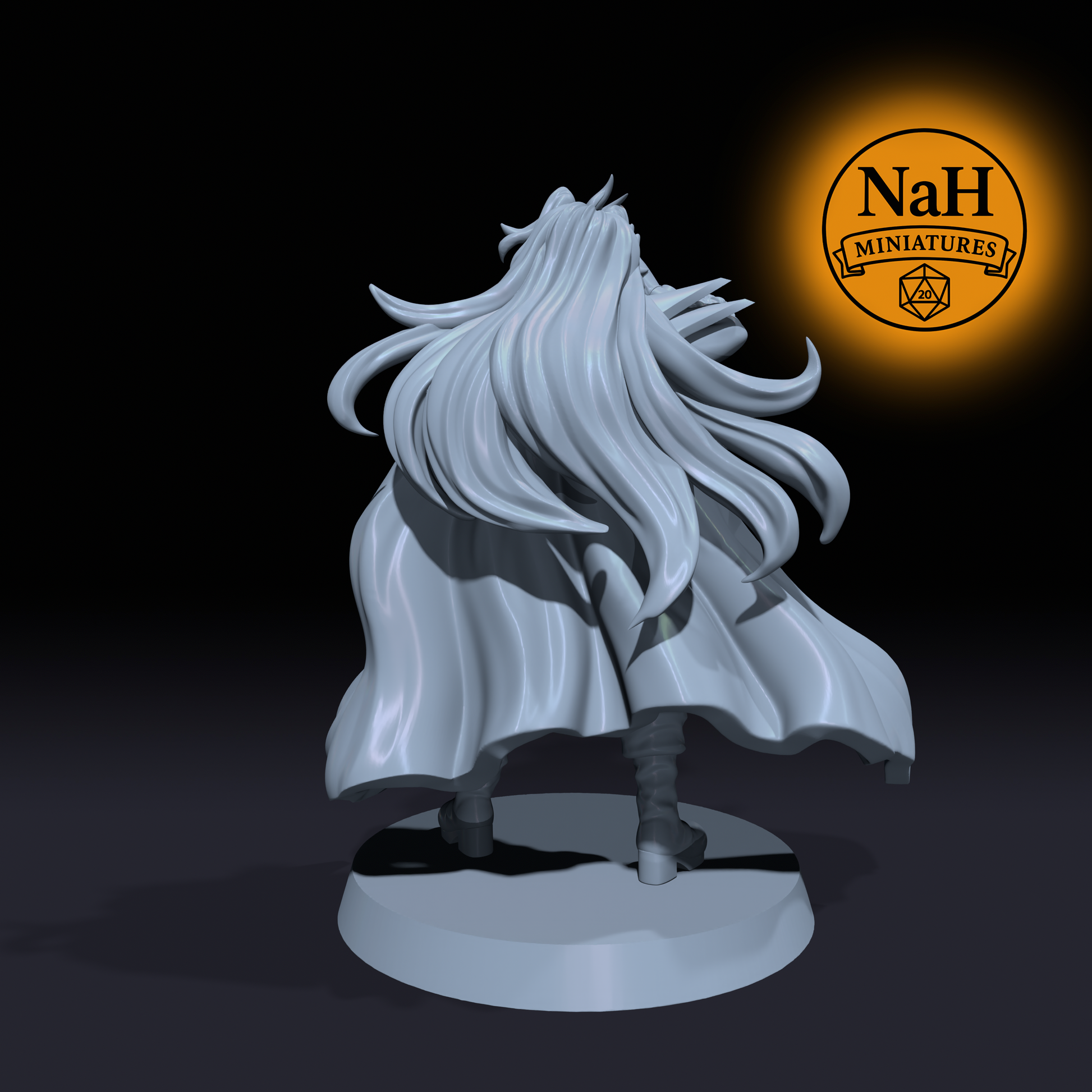 Rina Vael | Slayers Rina | Human Sorcerer Bard miniature for Tabletop games like D&D, Daggerheart, and War Gaming | Dungeons and Dragons Mini