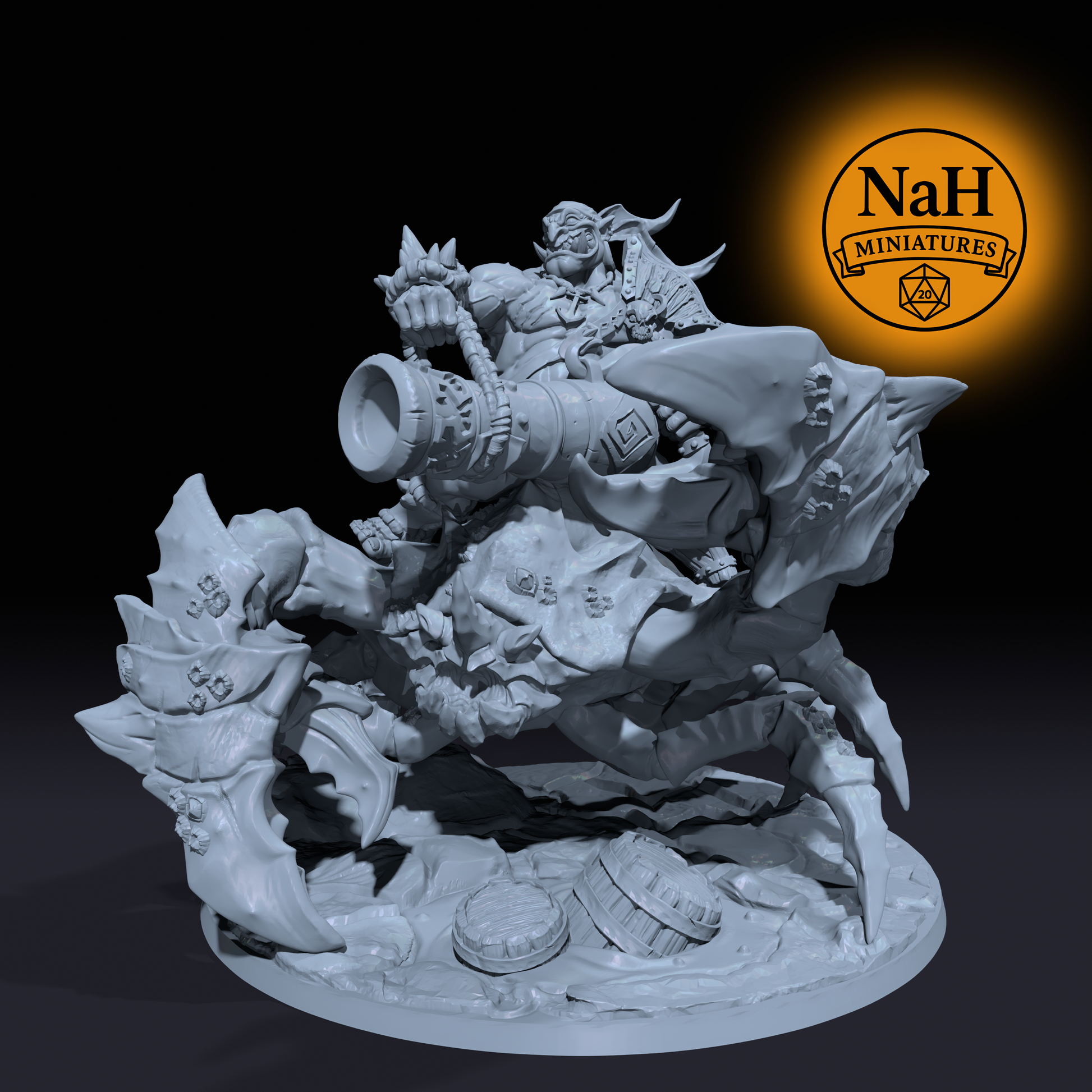 Ogre Marauders Warband | Ogre Marauders | Ogre Raiders, Tribal Brutes miniatures for D&D, Pathfinder, and Daggerheart | TTRPG Mini