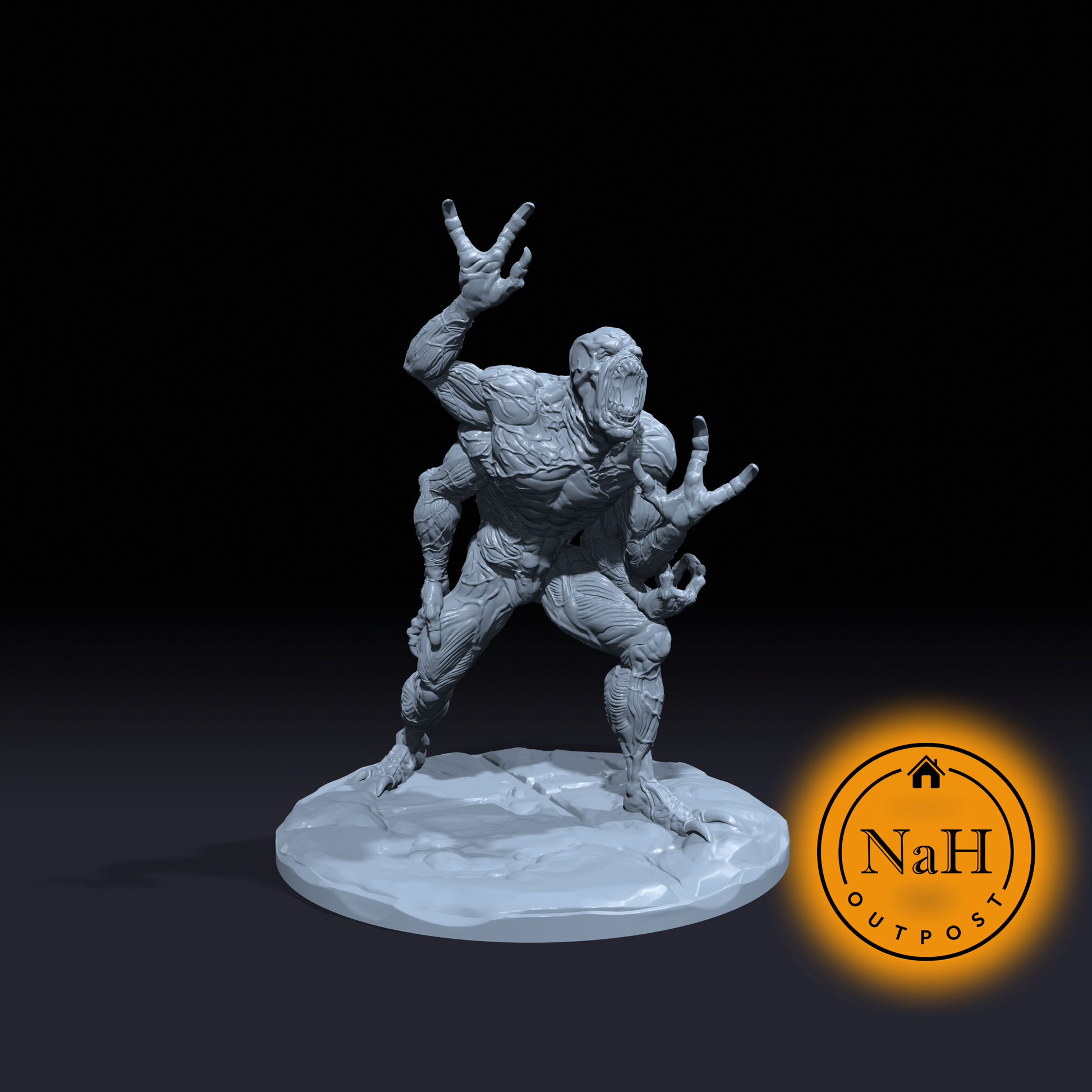 Voraxis  | the Bloodthirsty | Blood Devil | Blood Fiend | Miniature for Tabletop games like D&D and War Gaming