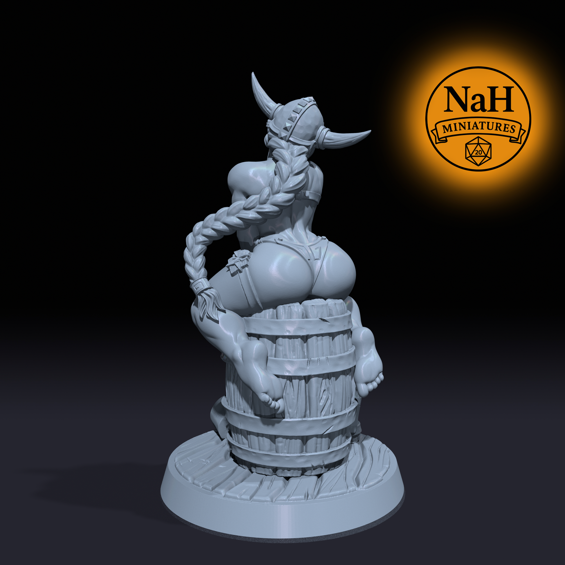 Runa - Dwarven Beauty miniature for Tabletop games like D&D and War Gaming