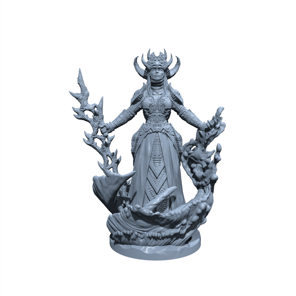 Blood Queen | Female Sorcerer miniature for Tabletop games like D&D and War Gaming
