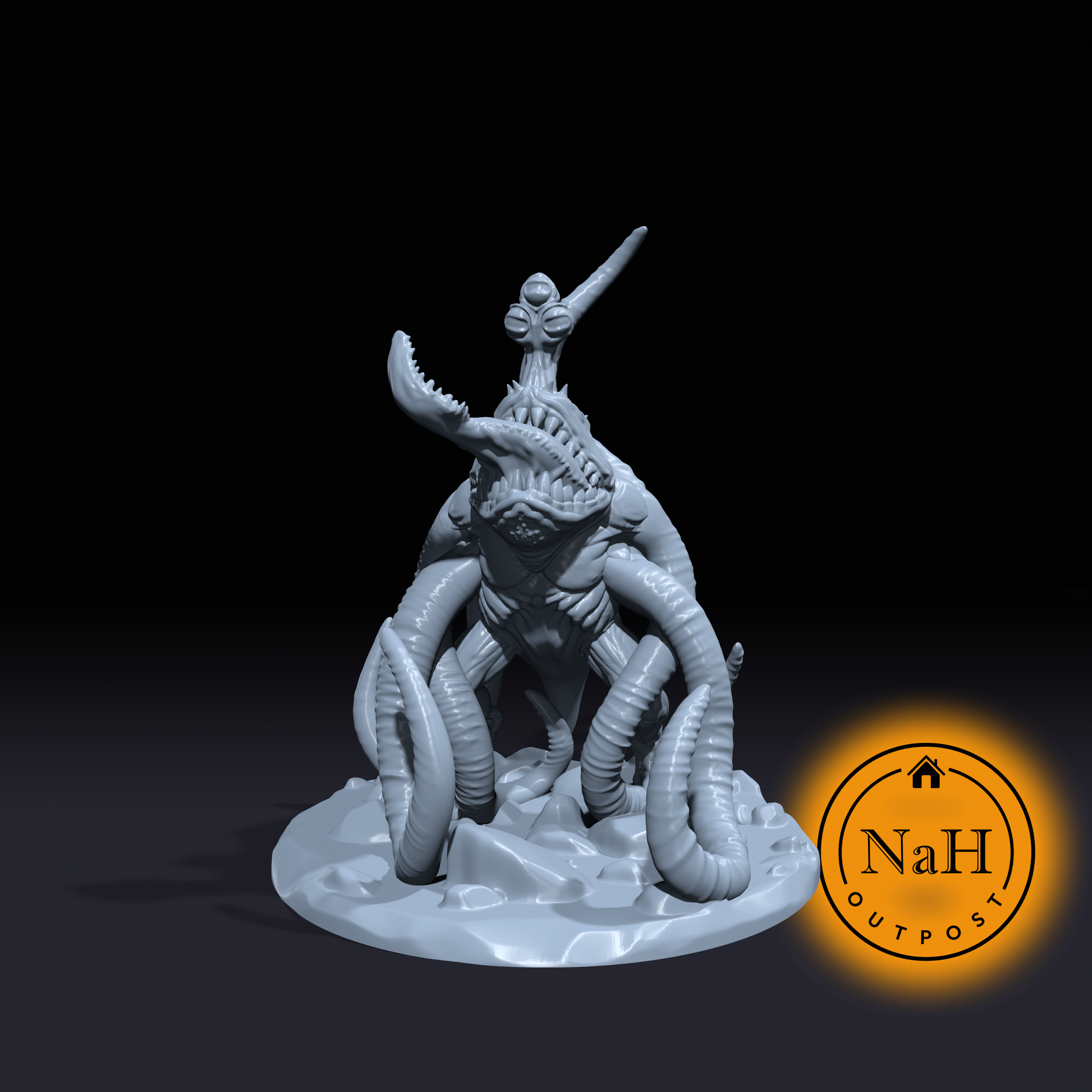 Froghemoth | BogHemoth | Miniature for Tabletop games like D&D and War Gaming