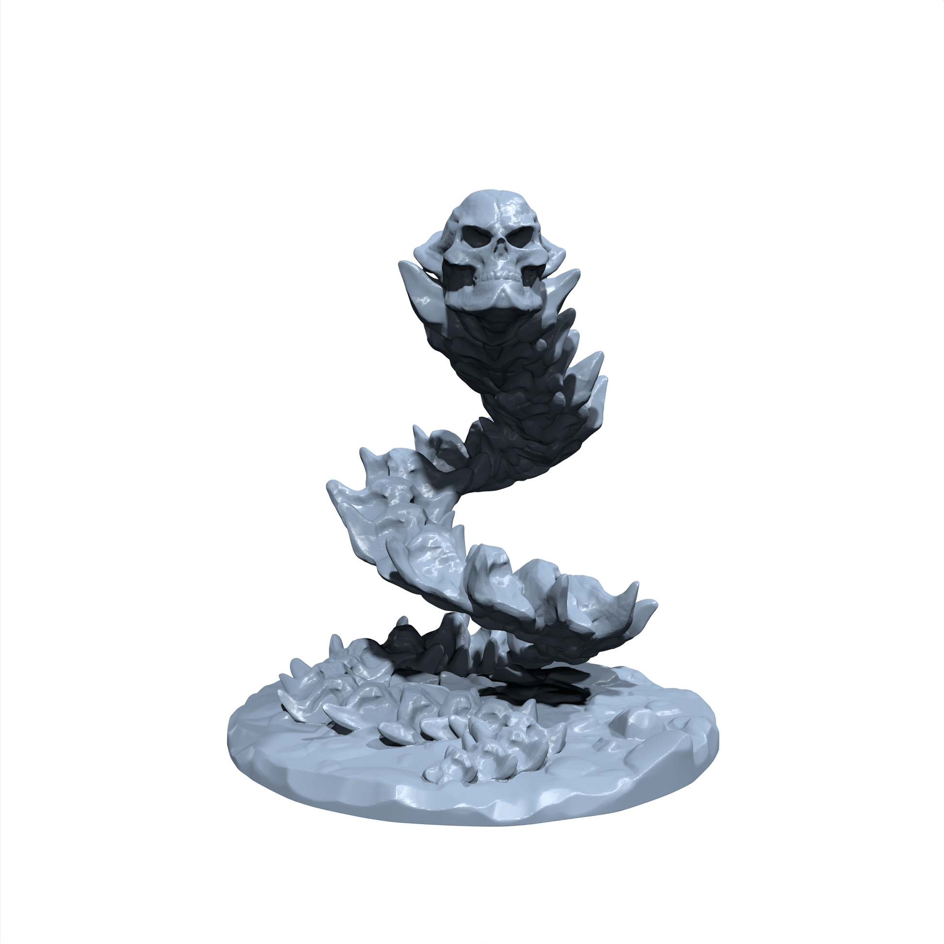 Necrophidius | Bone Naga | Miniature for Tabletop games like D&D and War Gaming