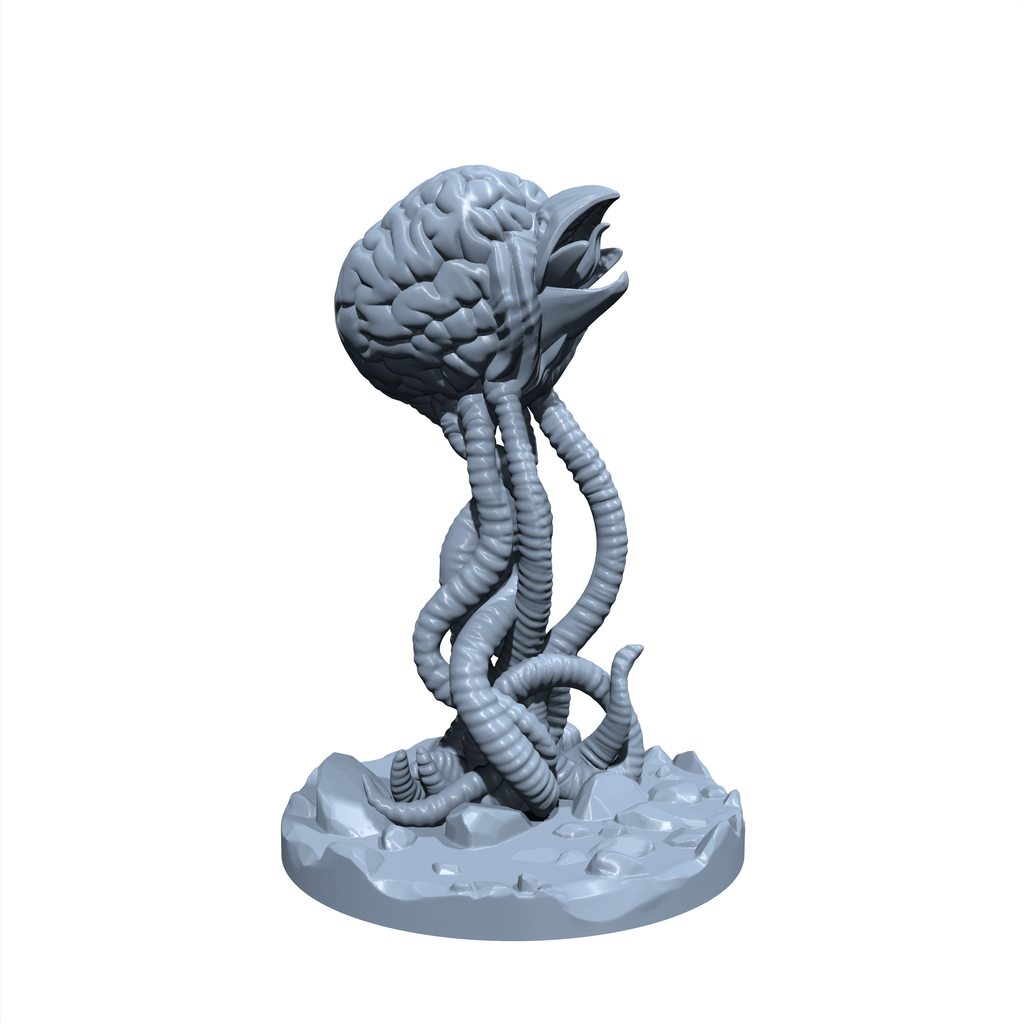 Grell | Brainbeak | Brain Collector Abberation Miniature for Tabletop games like D&D and War Gaming